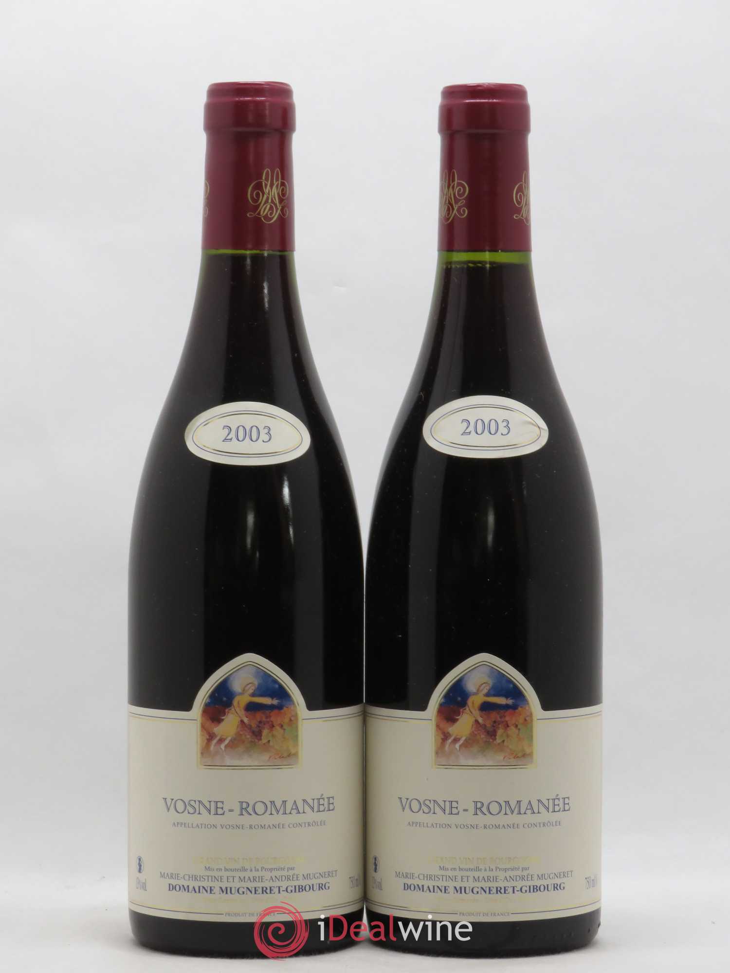 Vosne-Romanée Mugneret-Gibourg (Domaine) 2003 - Lot de 2 bouteilles - 0