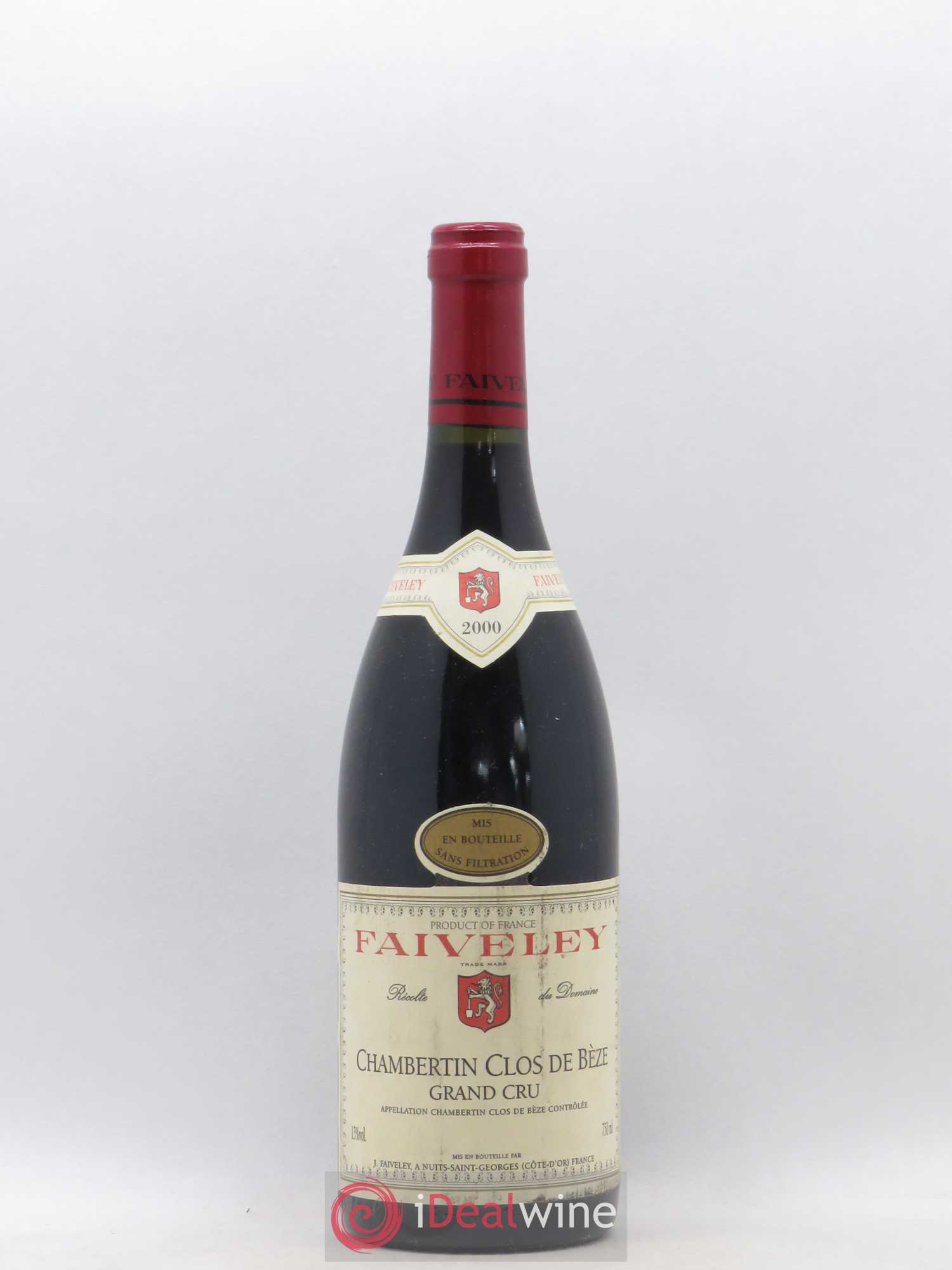 Chambertin Clos de Bèze Grand Cru Faiveley 2000 - Lot de 1 bouteille - 0