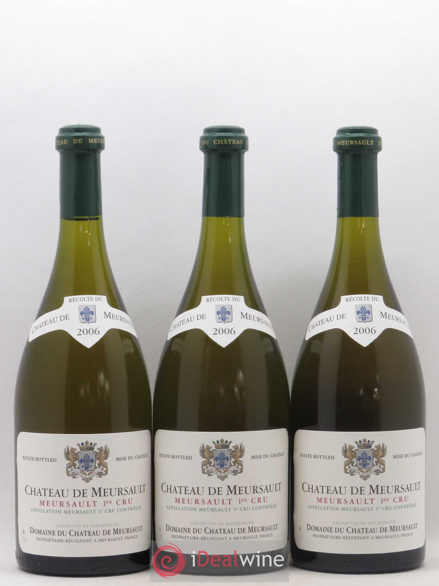 Meursault 1er Cru Château de Meursault 2006 - Lot de 3 bouteilles - 0