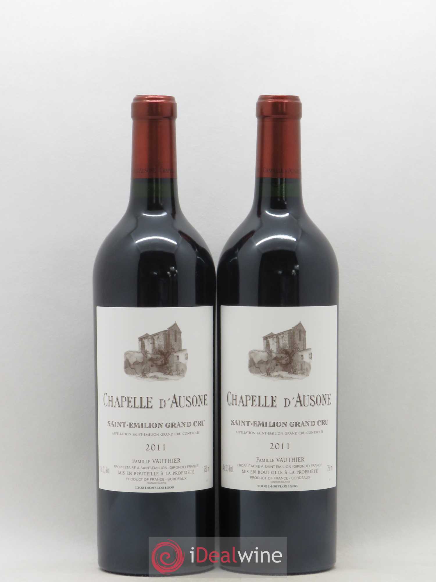 Chapelle d'Ausone Second Vin 2011 - Lot de 2 bouteilles - 0