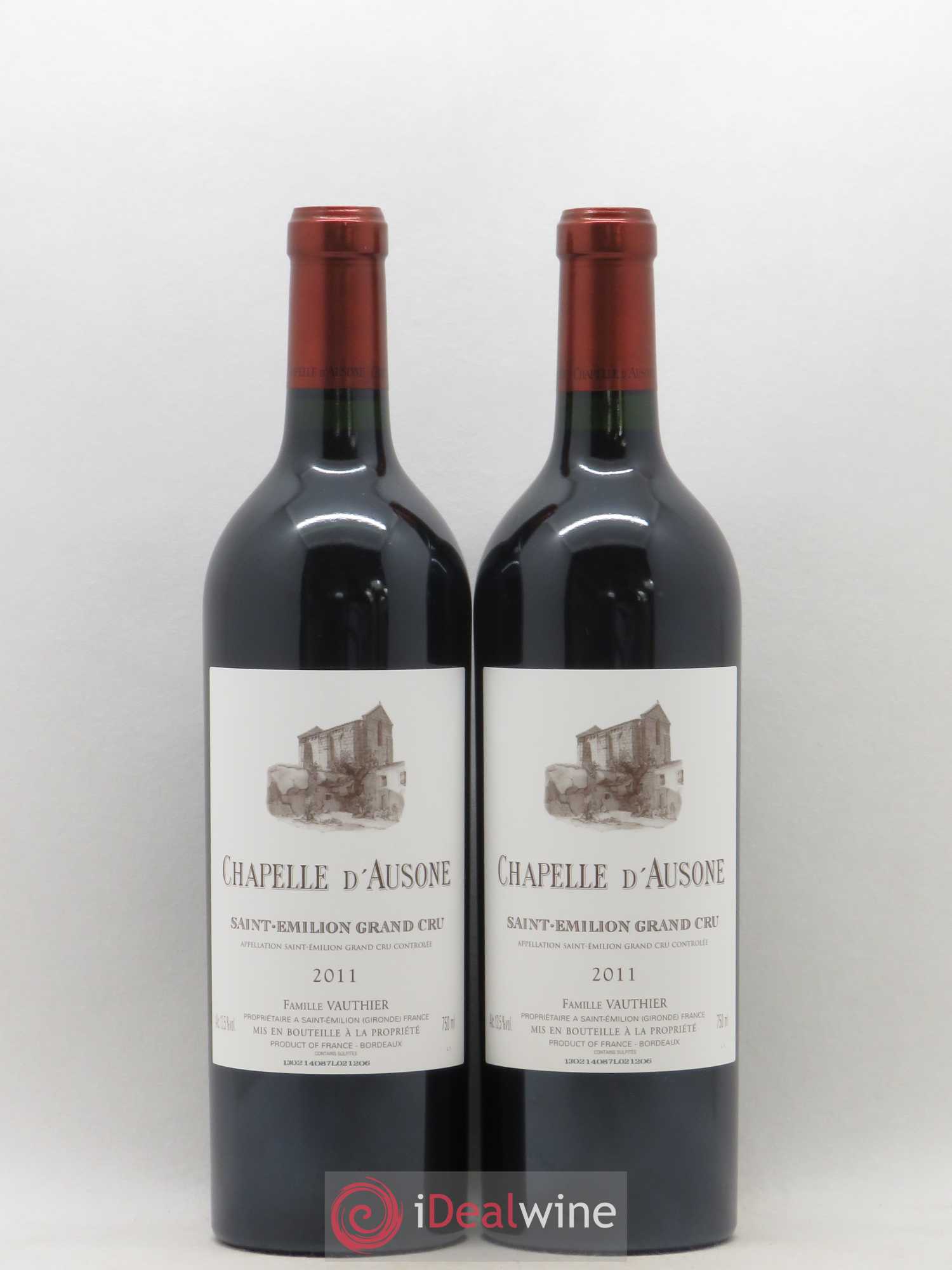 Chapelle d'Ausone Second Vin 2011 - Lot de 2 bouteilles - 0