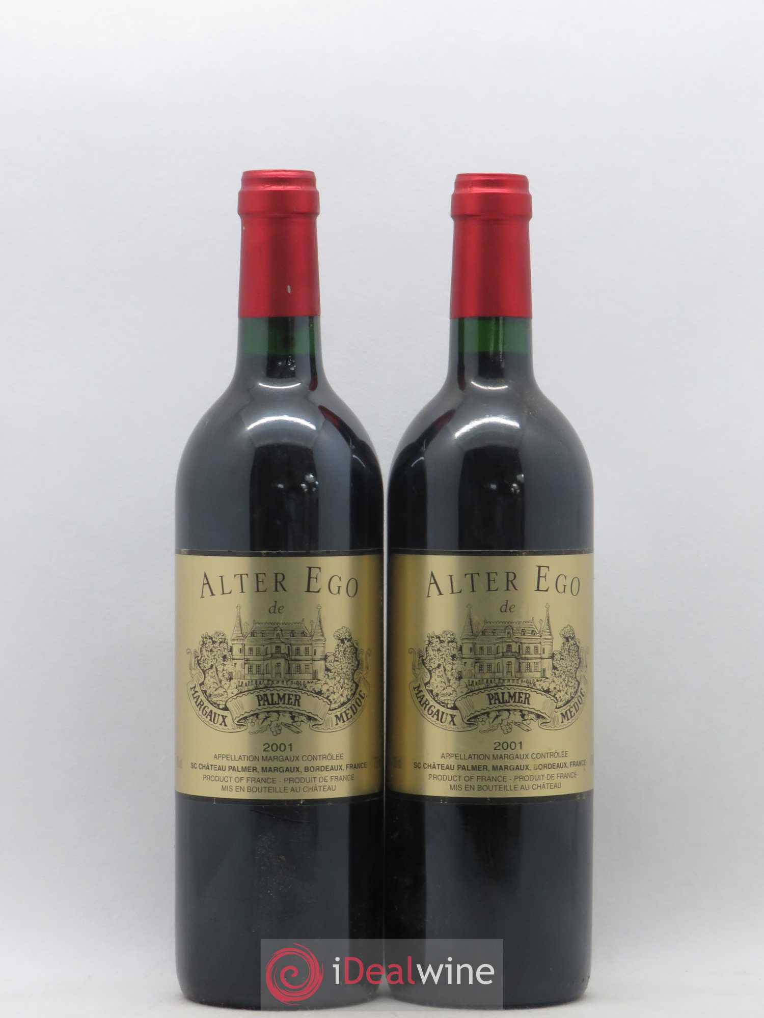 Alter Ego de Palmer Second Vin 2001 - Lot de 2 bouteilles - 0