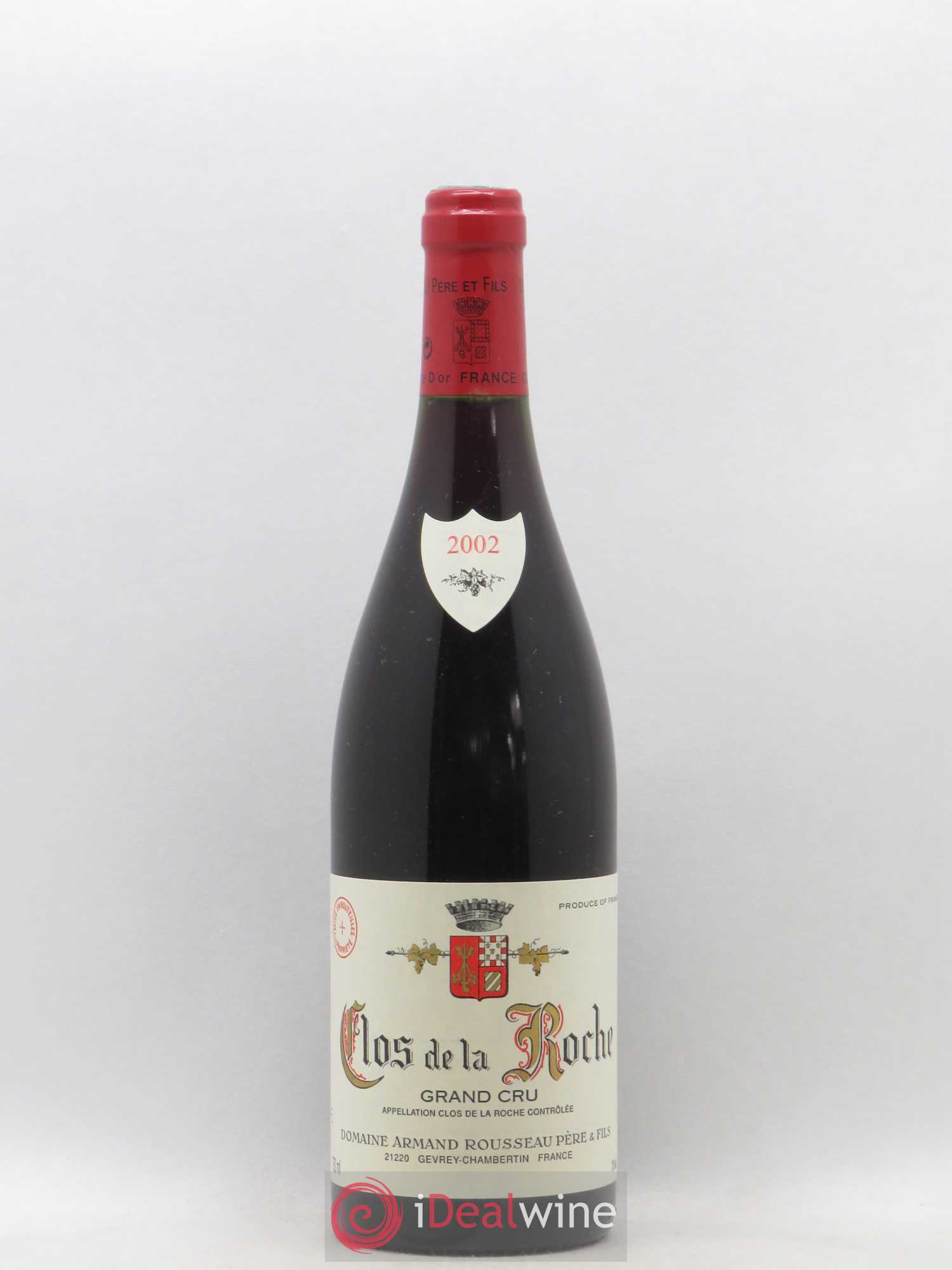 Clos de la Roche Grand Cru Armand Rousseau (Domaine) 2002 - Lot de 1 bouteille - 0