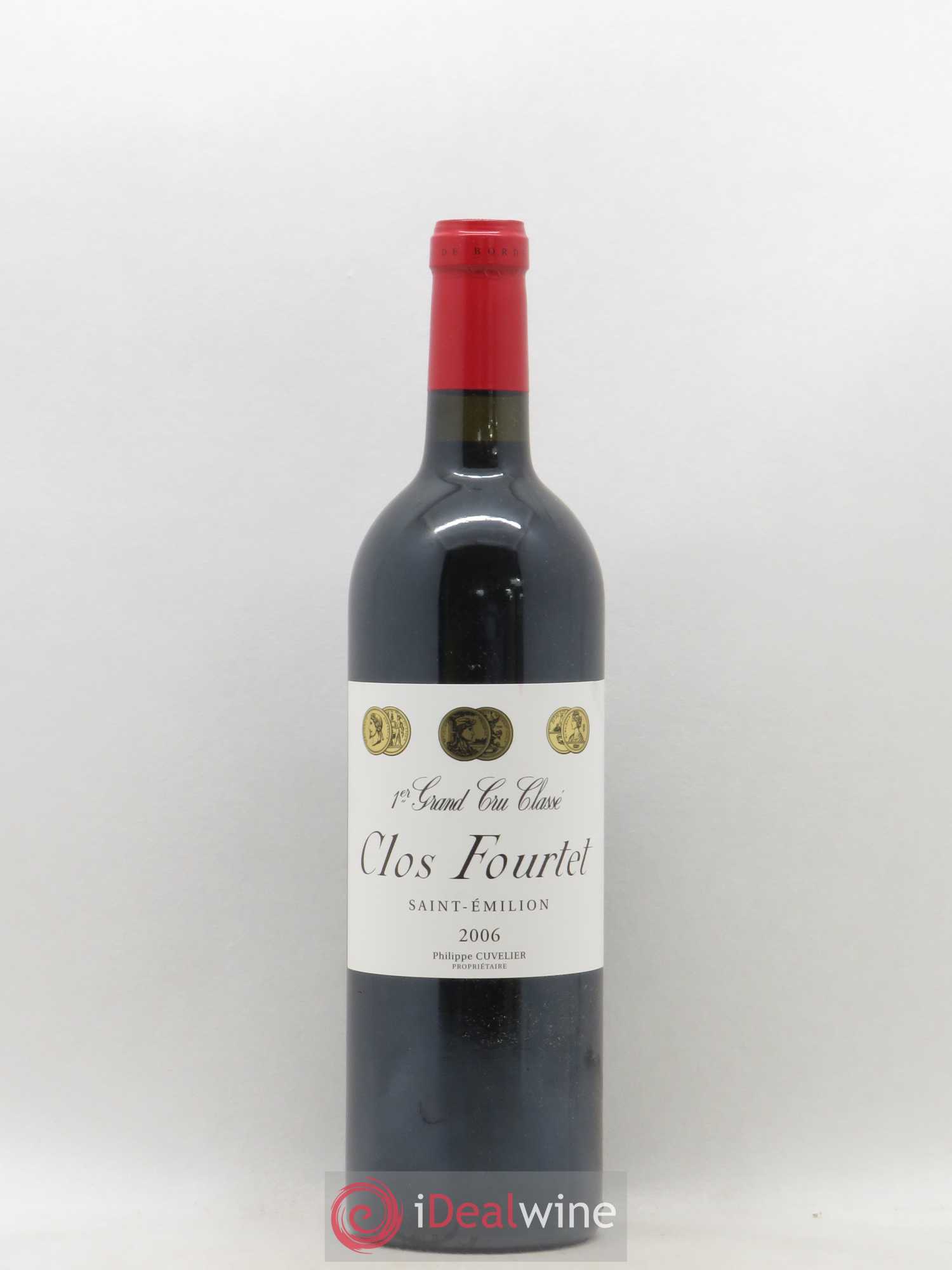 Clos Fourtet 1er Grand Cru Classé B 2006 - Lot de 1 bouteille - 0