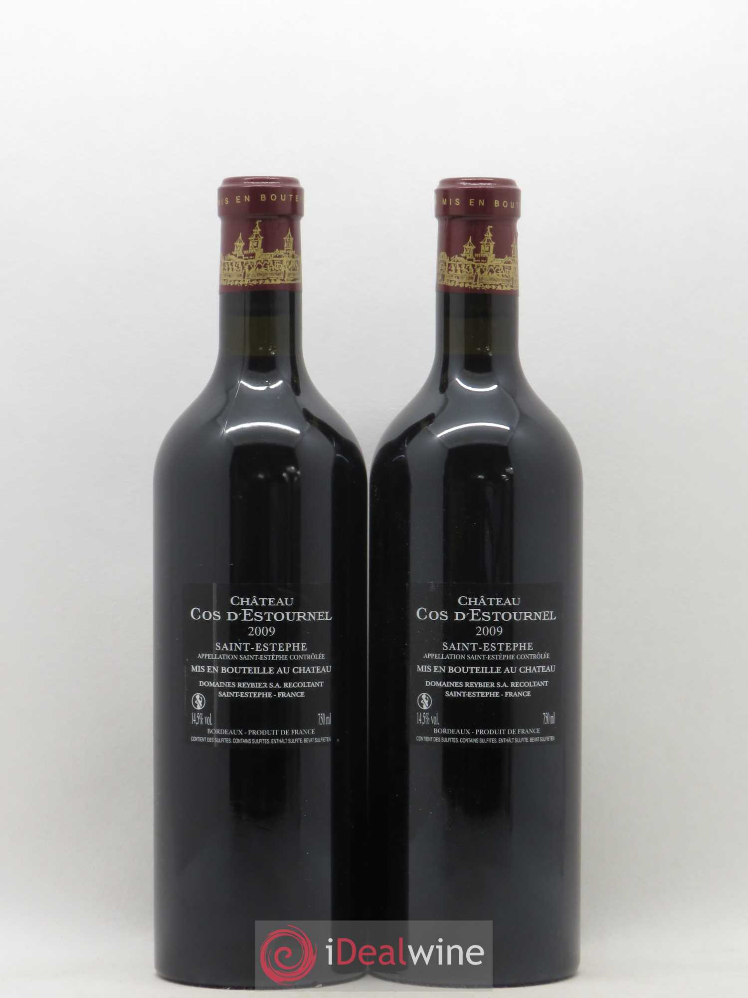 Cos d'Estournel 2ème Grand Cru Classé 2009 - Lot de 2 bouteilles - 1