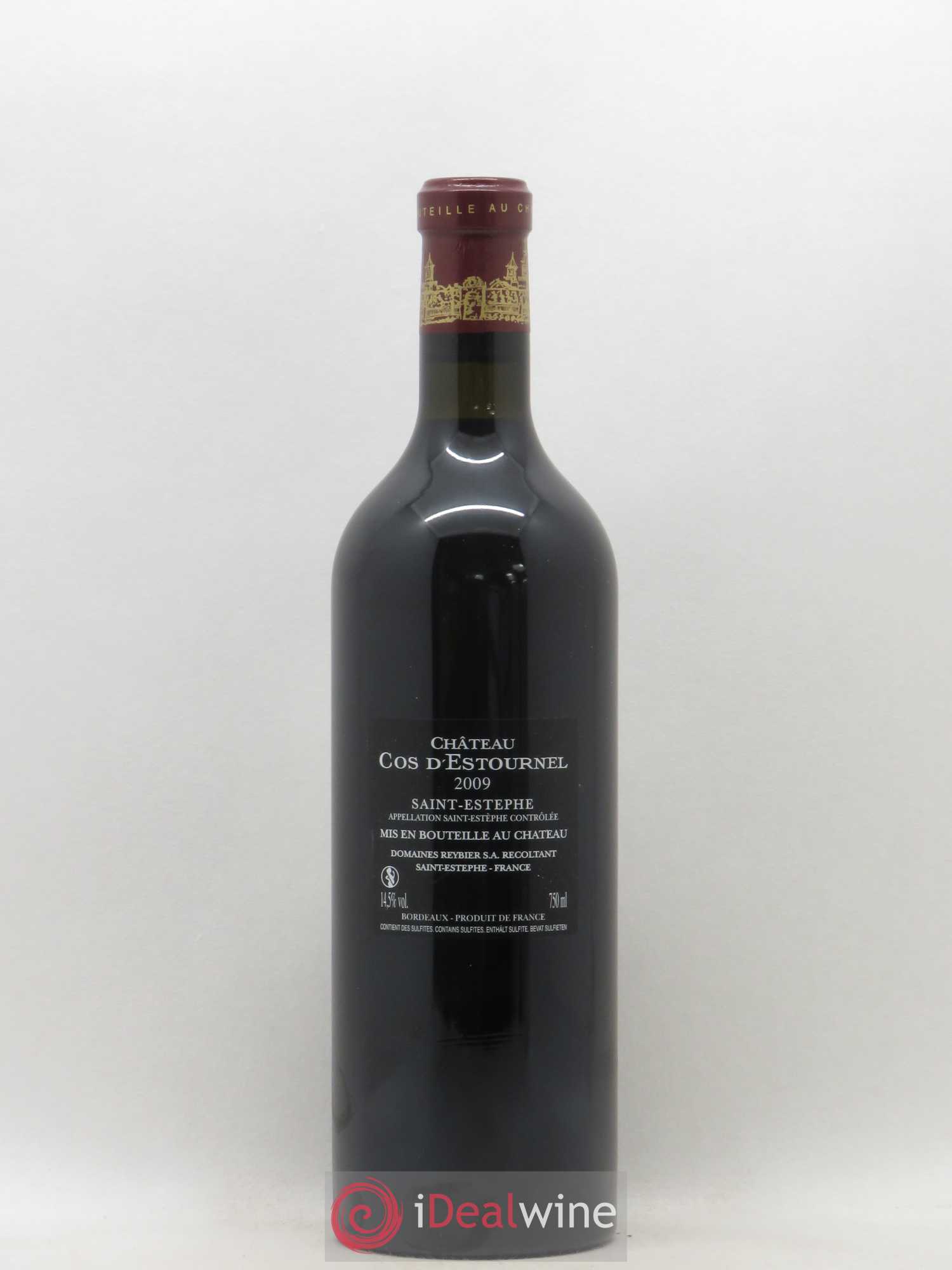 Cos d'Estournel 2ème Grand Cru Classé 2009 - Lot de 1 bouteille - 1