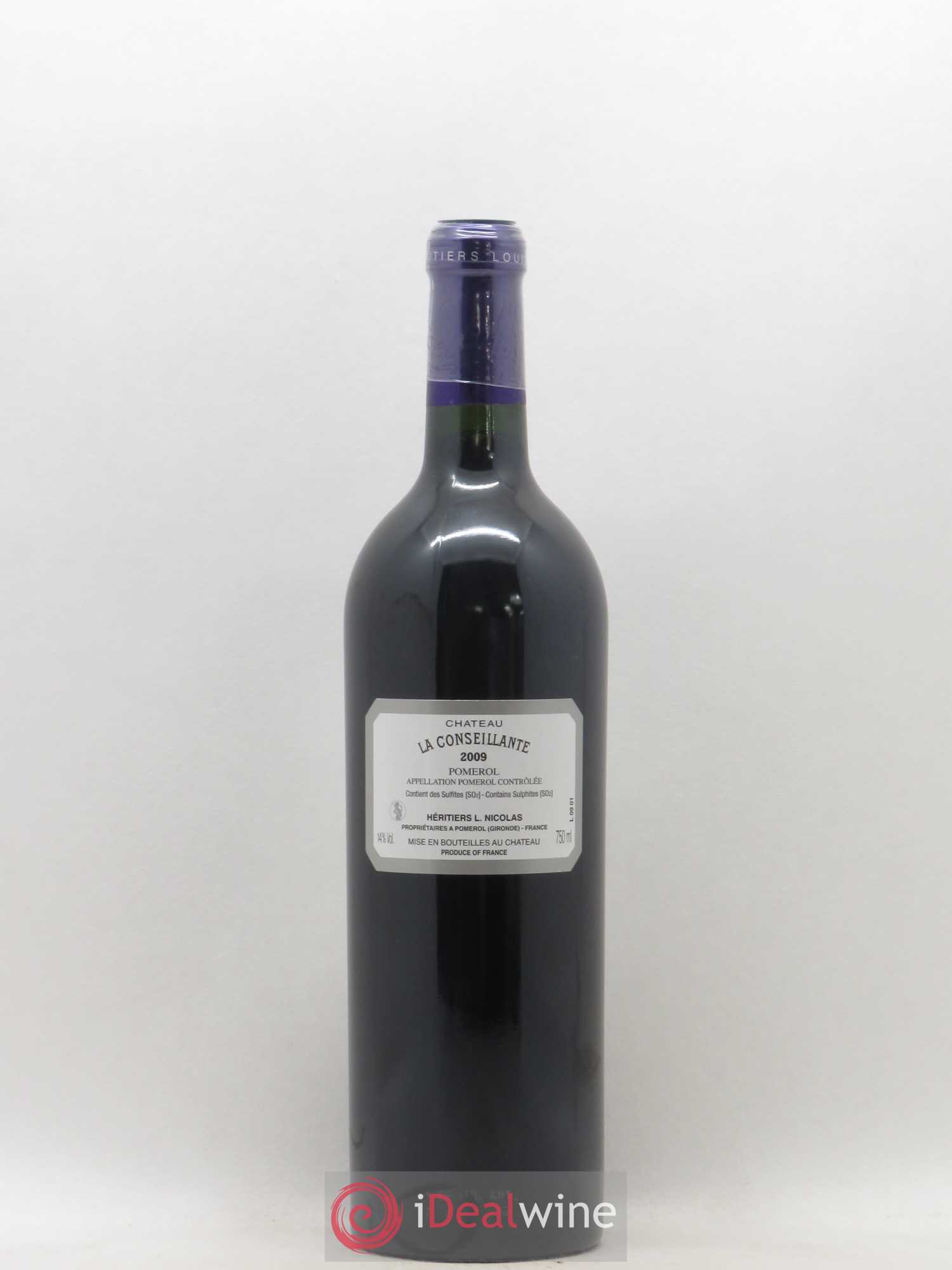 Château la Conseillante 2009 - Lot de 1 bouteille - 1
