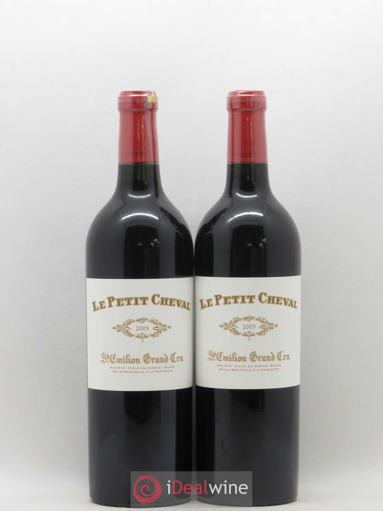 Le Petit Cheval Second Vin 2005 - Lot de 2 bouteilles - 0