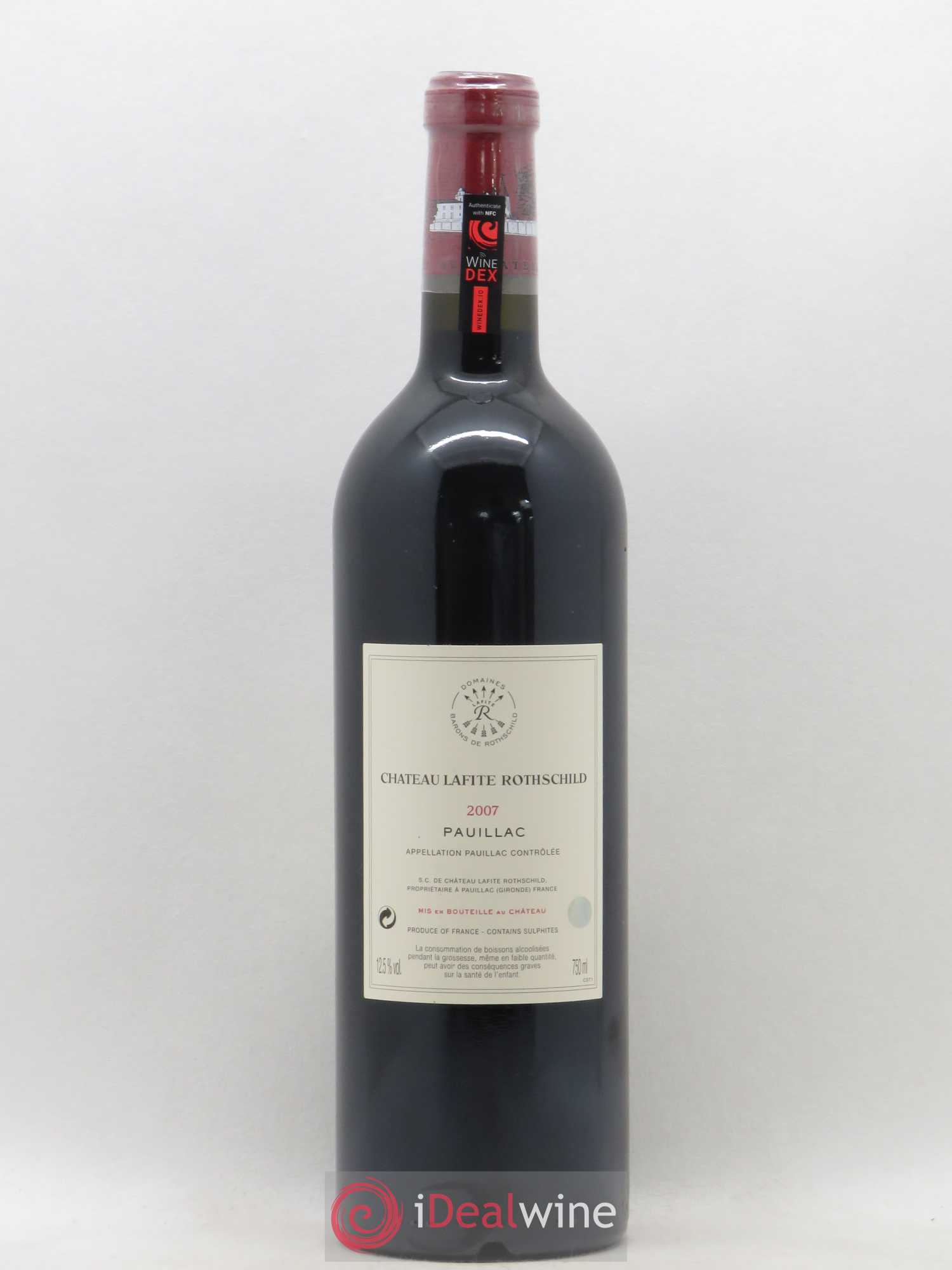 Château Lafite Rothschild 1er Grand Cru Classé 2007 - Lot de 1 bouteille - 1