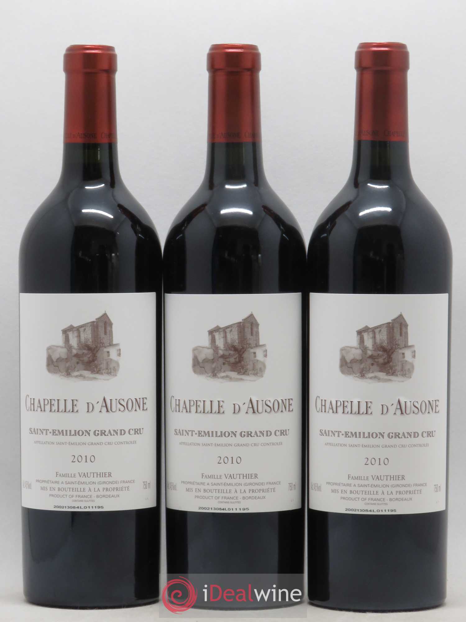 Chapelle d'Ausone Second Vin 2010 - Lot de 6 bouteilles - 2