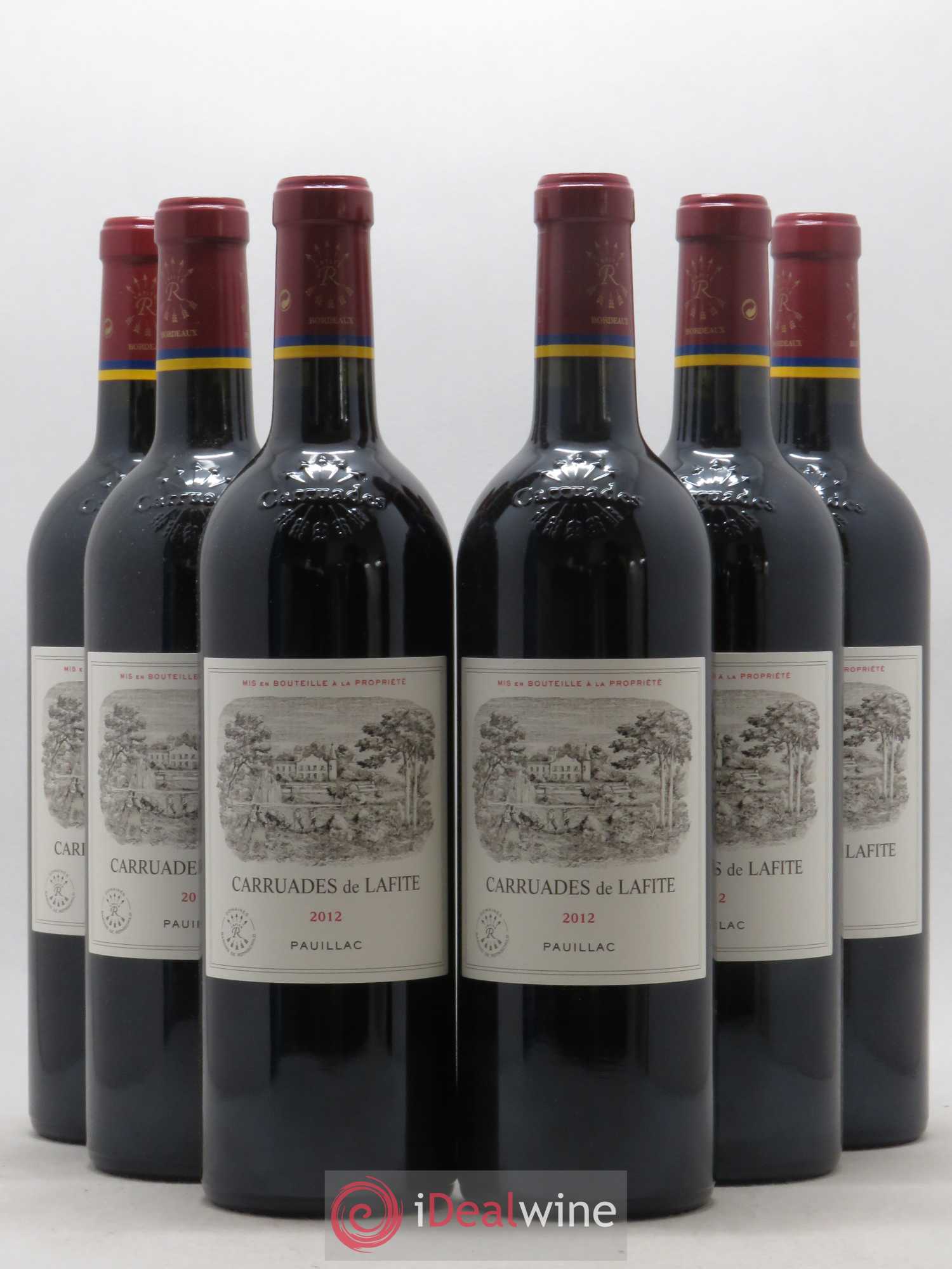 Carruades de Lafite Rothschild Second Vin 2012 - Lot de 6 bouteilles - 0