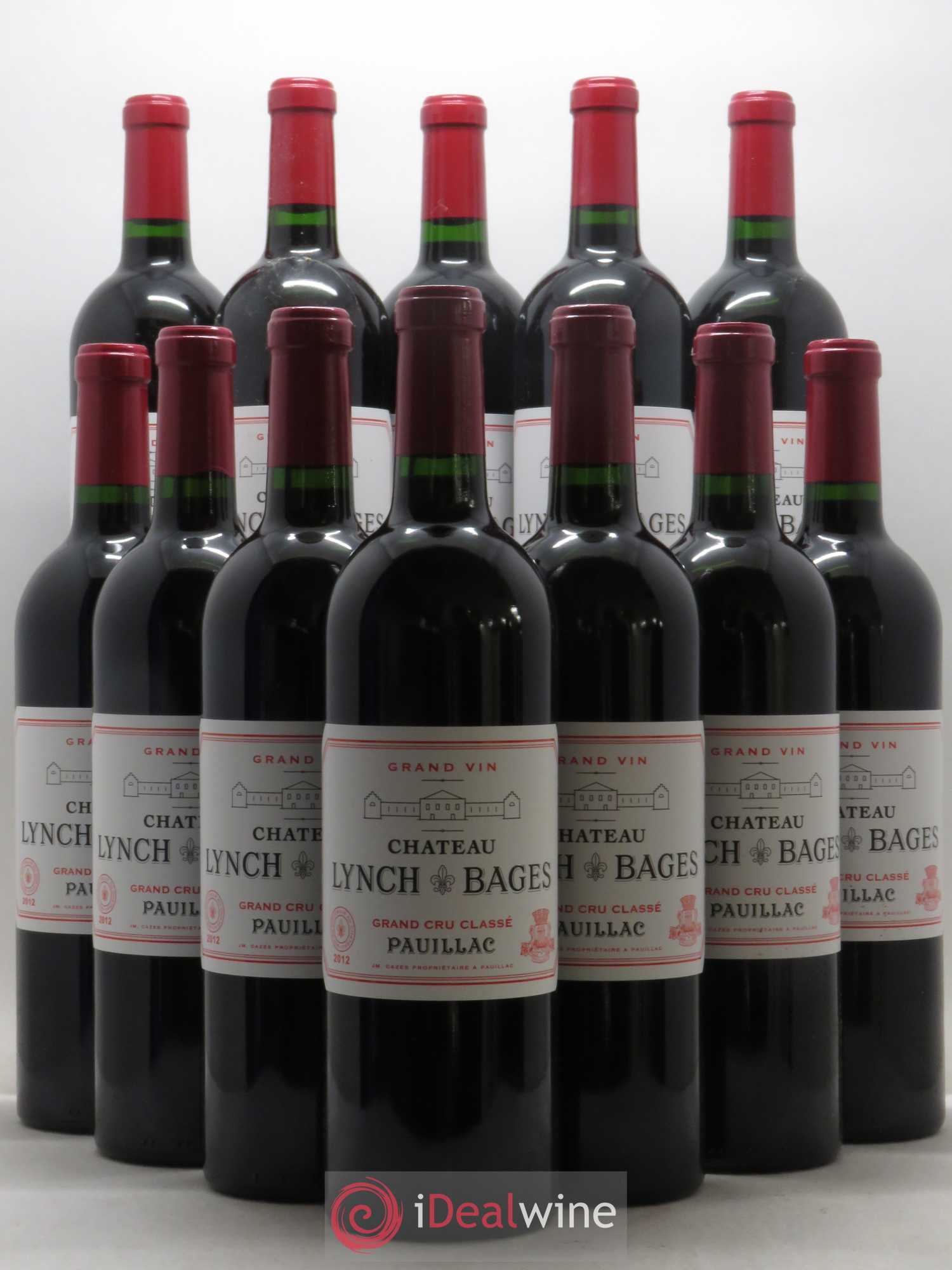 Château Lynch Bages 5ème Grand Cru Classé 2012 - Lot de 12 bouteilles - 0