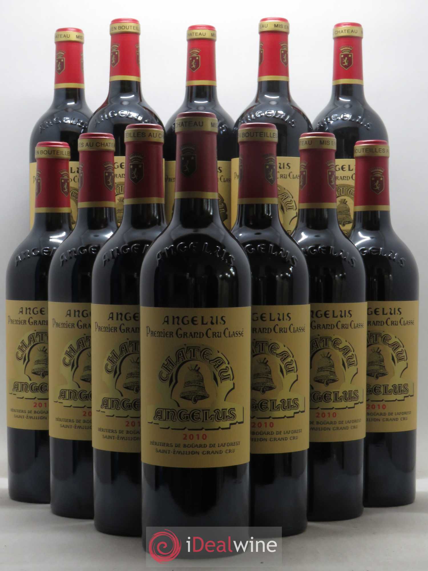 Château Angélus 1er Grand Cru Classé A 2010 - Lot de 12 bouteilles - 0