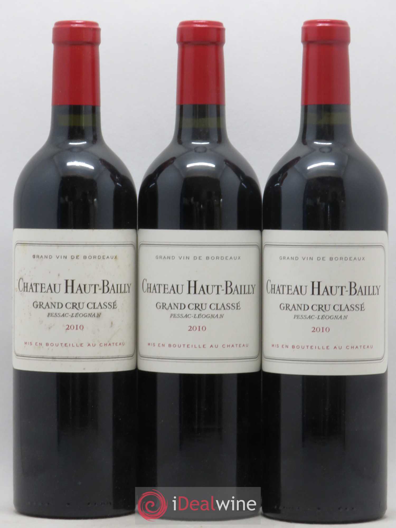 Château Haut-Bailly Cru Classé de Graves 2010 - Lot de 12 bouteilles - 1