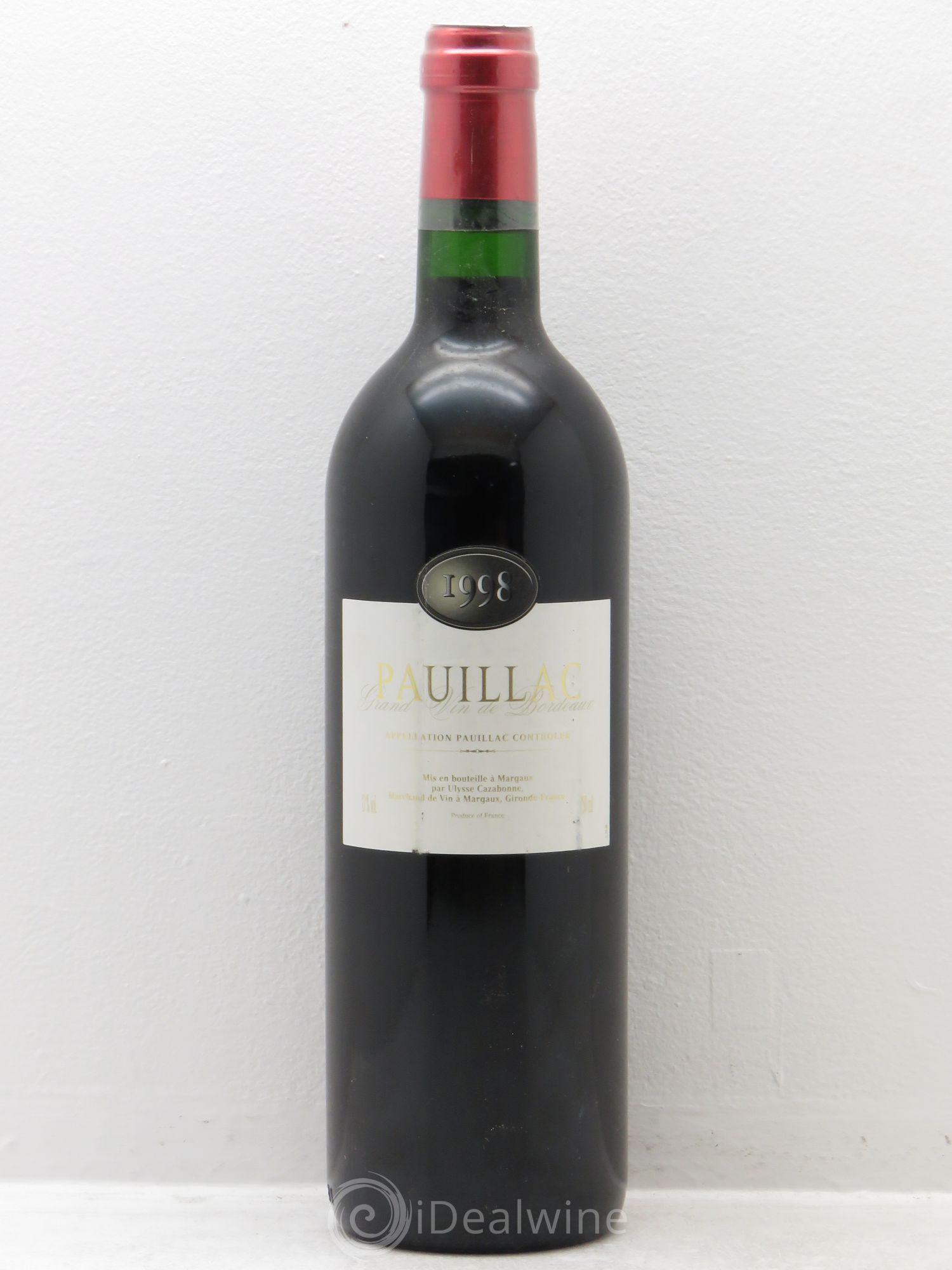 Pauillac Ulysse Cazabonne 1998 - Posten von 1 Flasche - 0