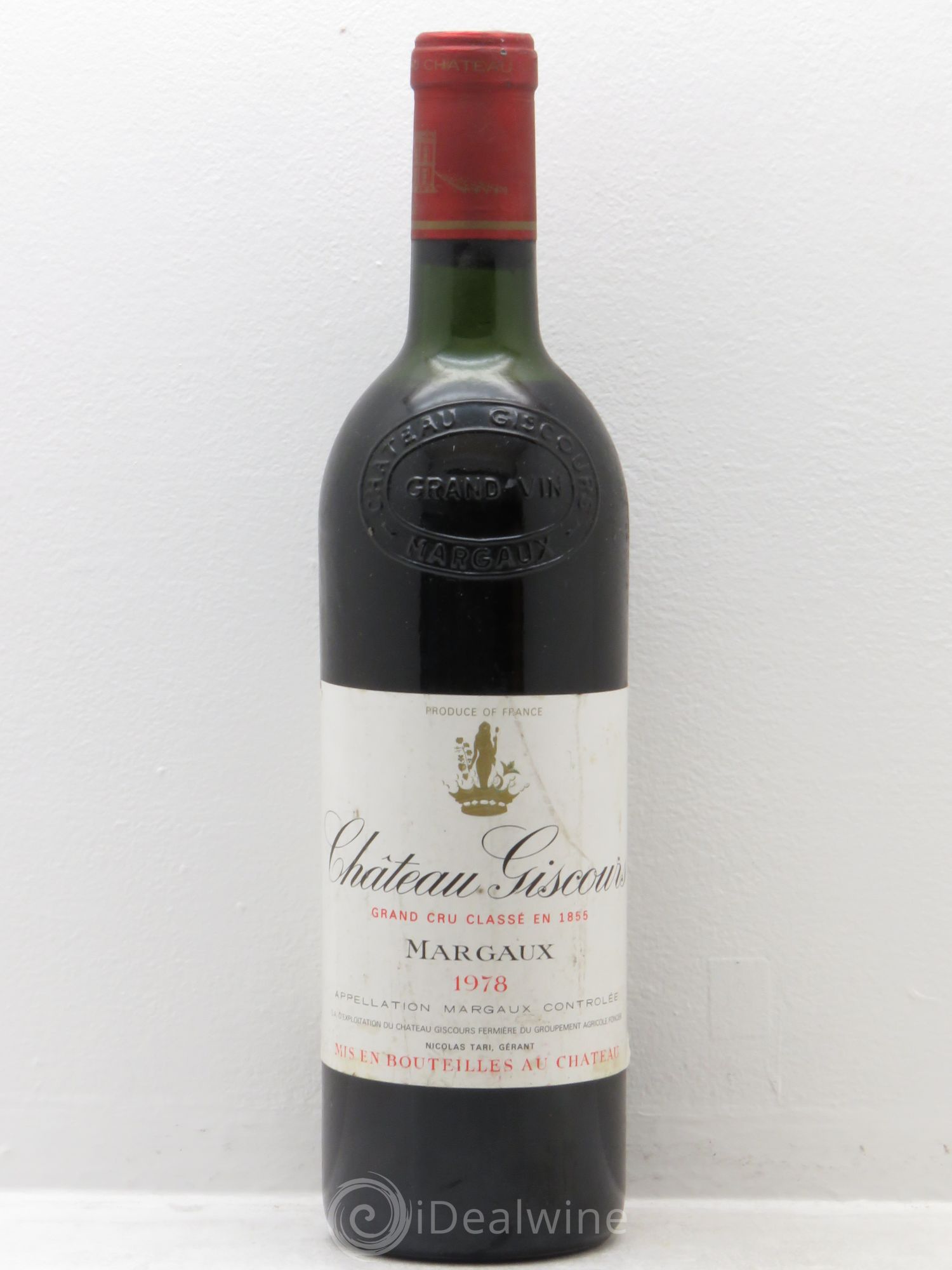 Château Giscours 3ème Grand Cru Classé 1978 - Lot de 1 bouteille - 0