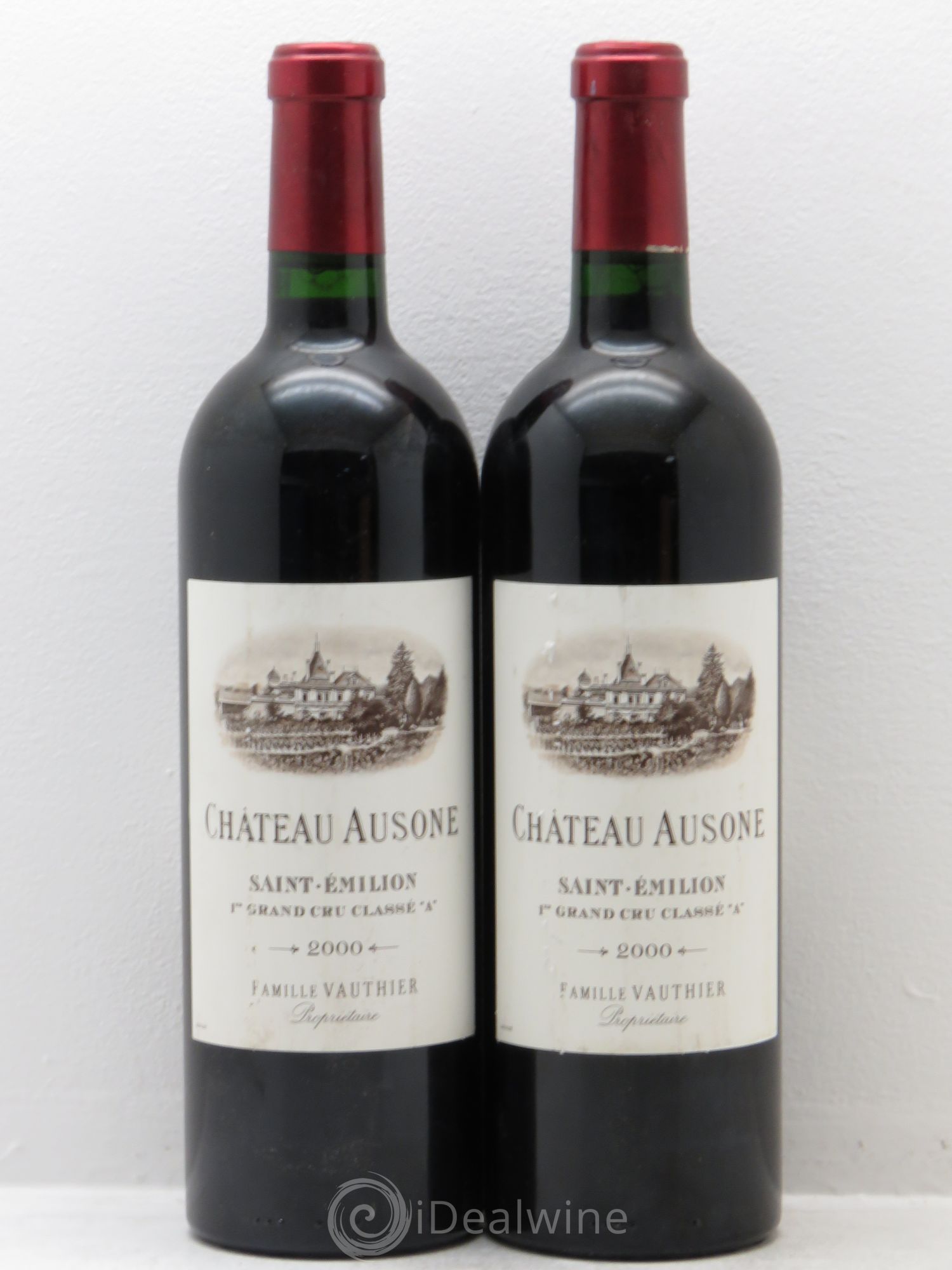 Château Ausone 1er Grand Cru Classé A 2000 - Lot de 2 bouteilles - 0