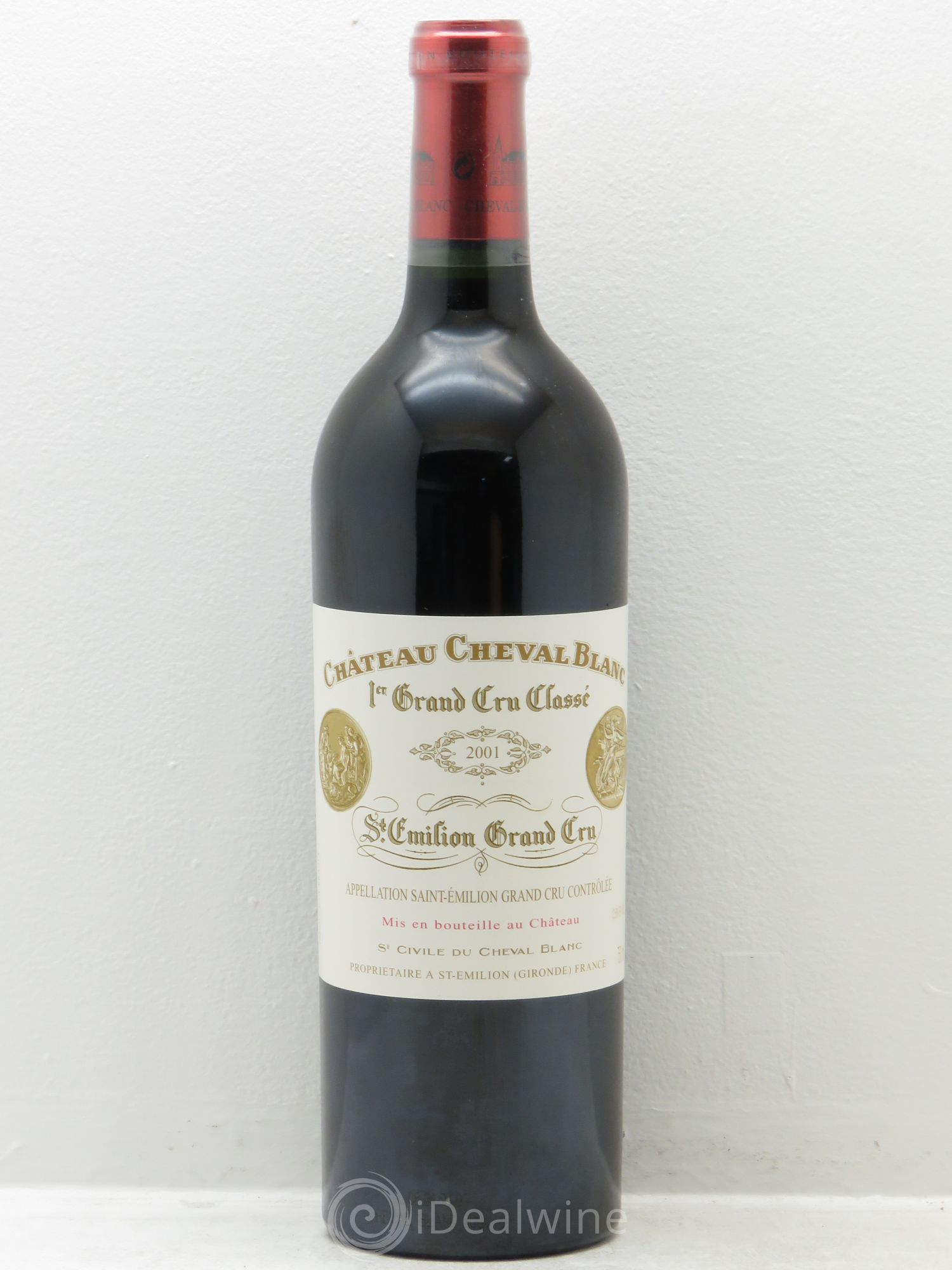 Château Cheval Blanc 1er Grand Cru Classé A 2001 - Lot de 1 bouteille - 0