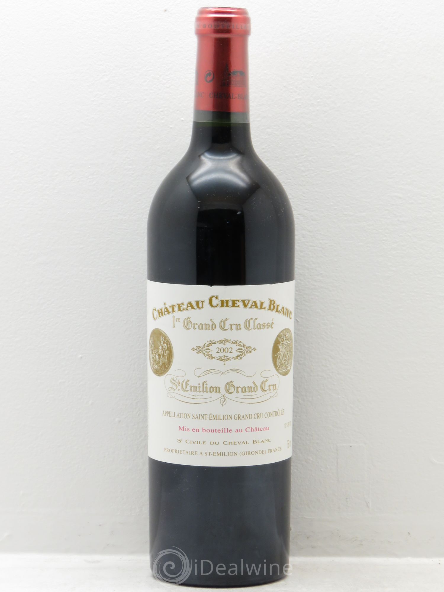 Château Cheval Blanc 1er Grand Cru Classé A 2002 - Lot de 1 bouteille - 0