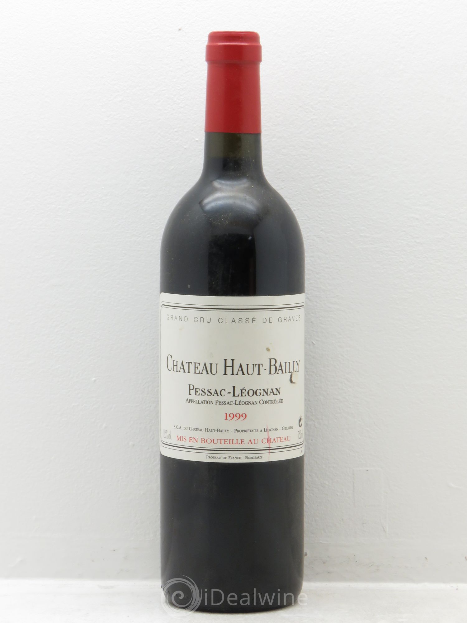 Château Haut-Bailly Cru Classé de Graves 1999 - Lot de 1 bouteille - 0
