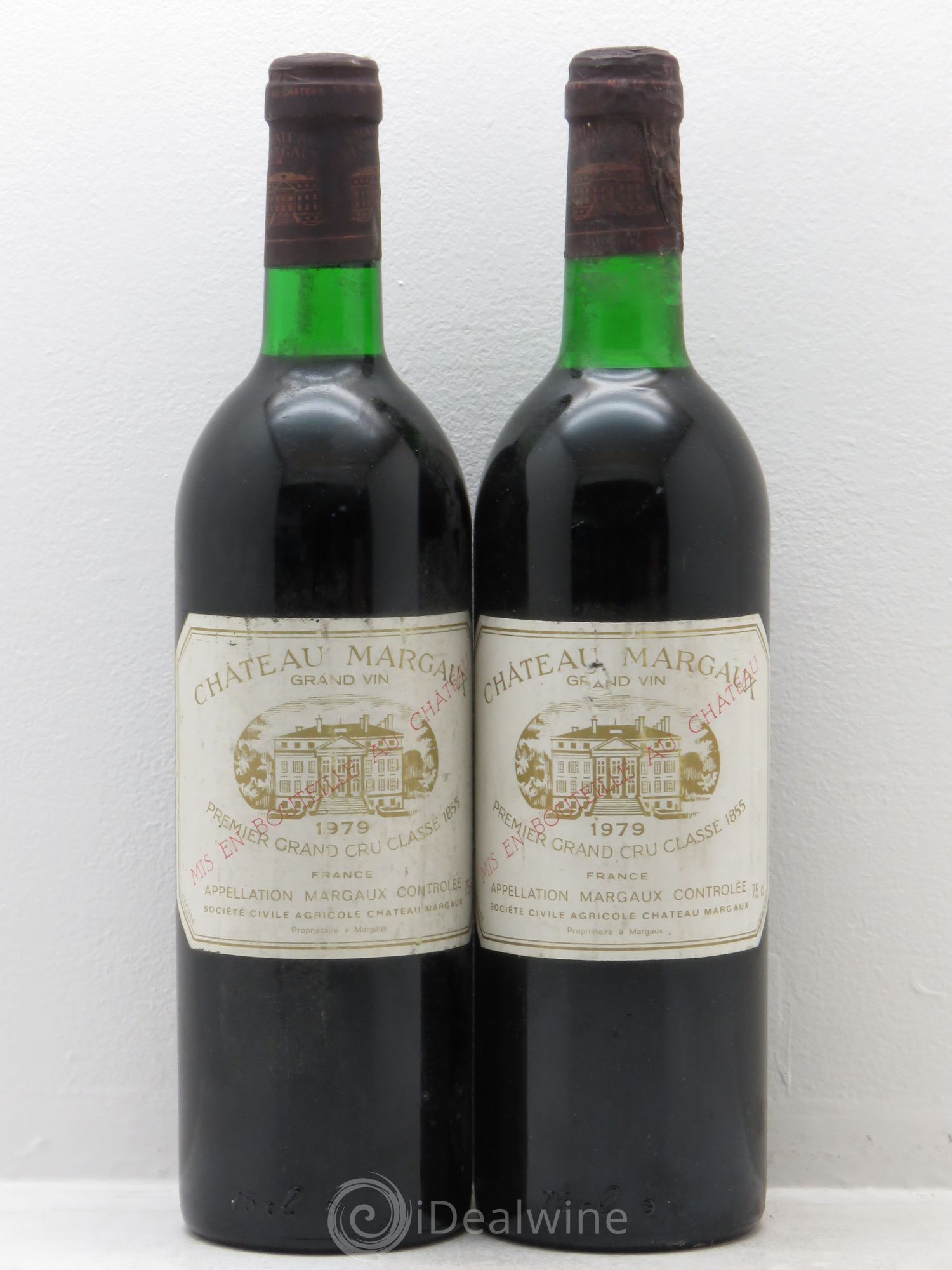 Château Margaux 1er Grand Cru Classé 1979 - Lot de 2 bouteilles - 0