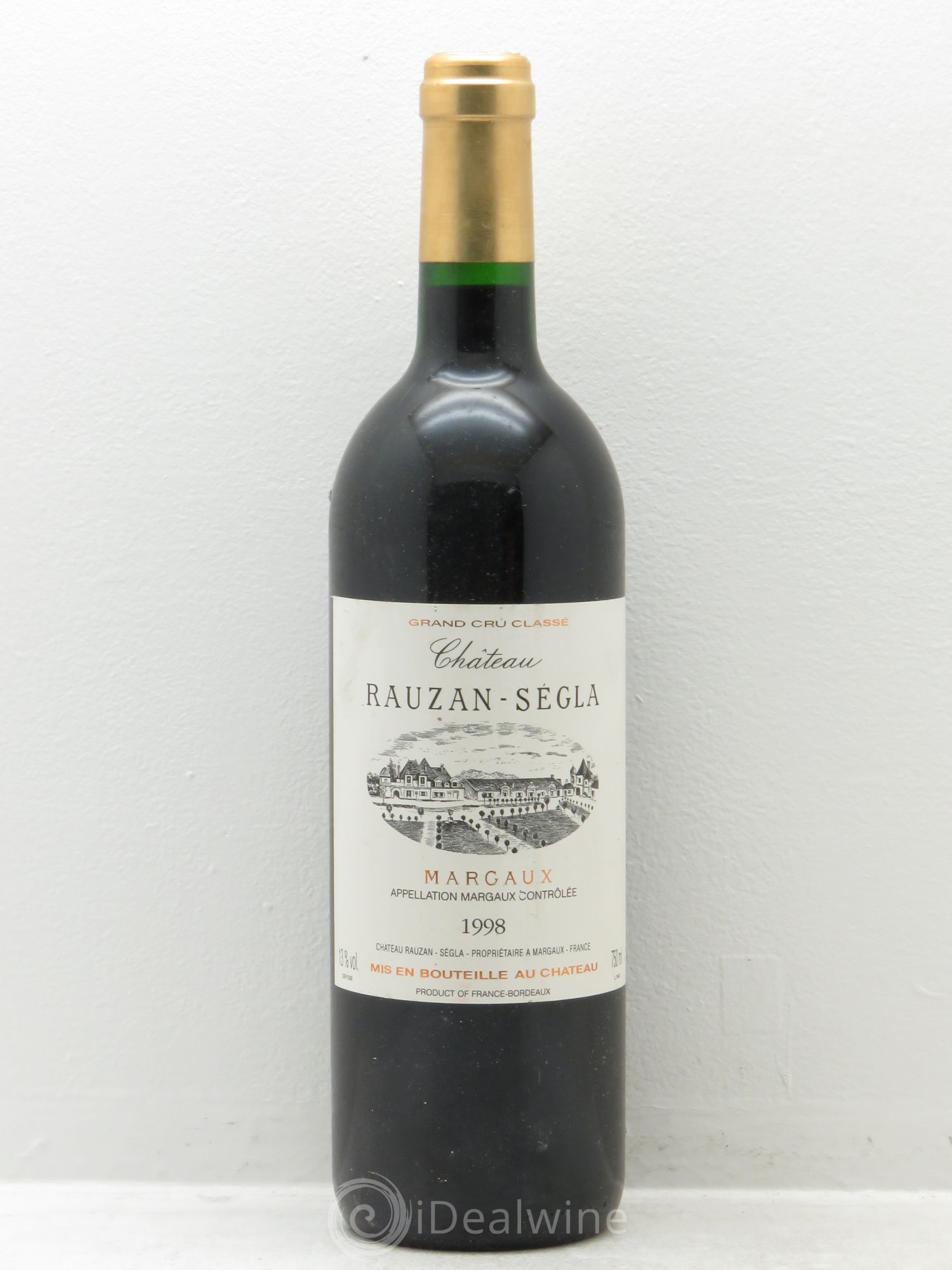 Château Rauzan Ségla Grand Cru Classé 1998 - Lot de 6 bouteilles - 0