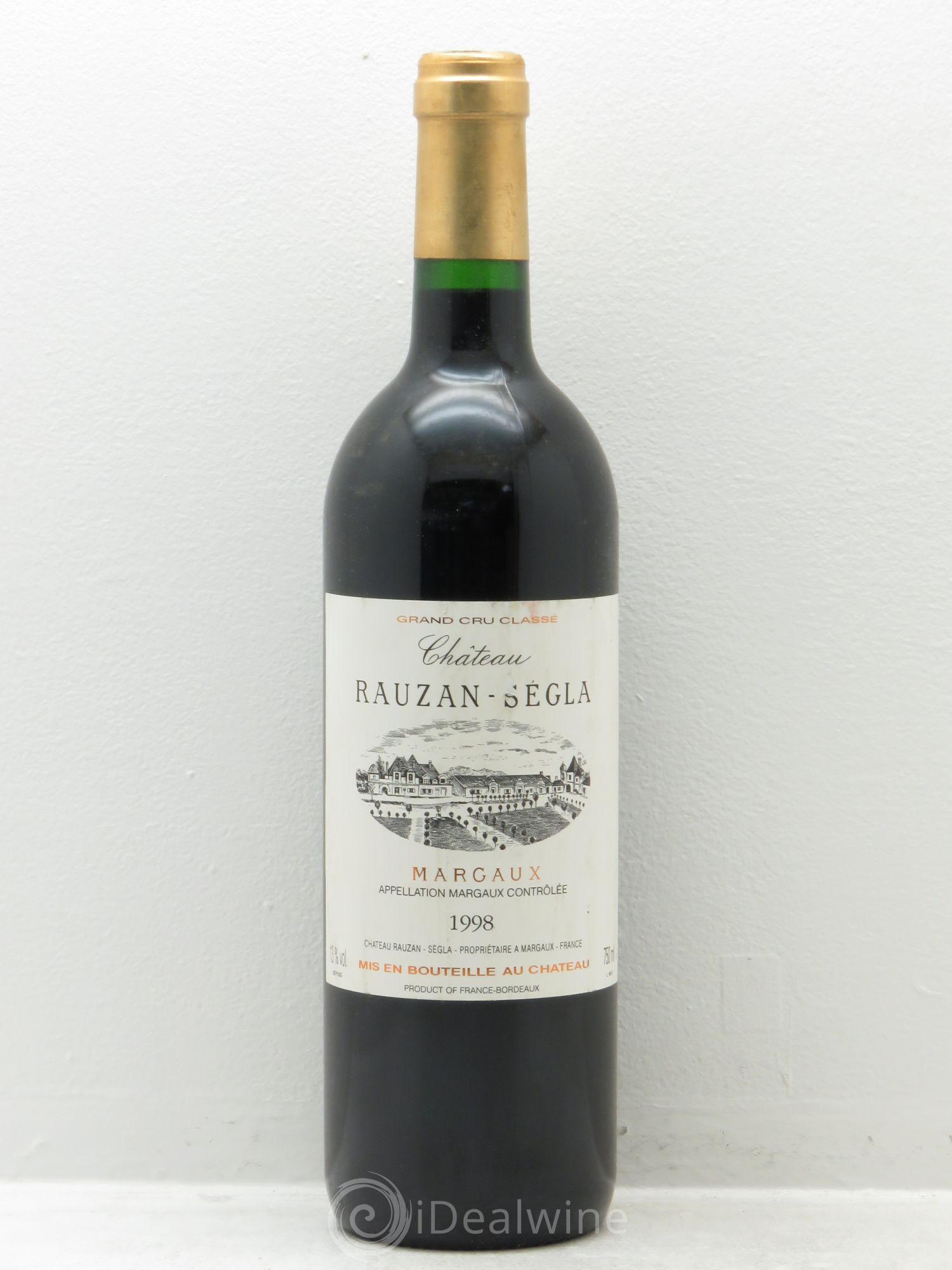 Château Rauzan Ségla Grand Cru Classé 1998 - Lot de 1 bouteille - 0