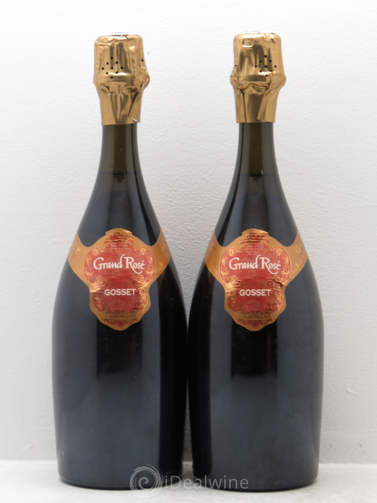 Champagne - Brut Grand Rosé Gosset - Posten von 2 Flaschen - 0