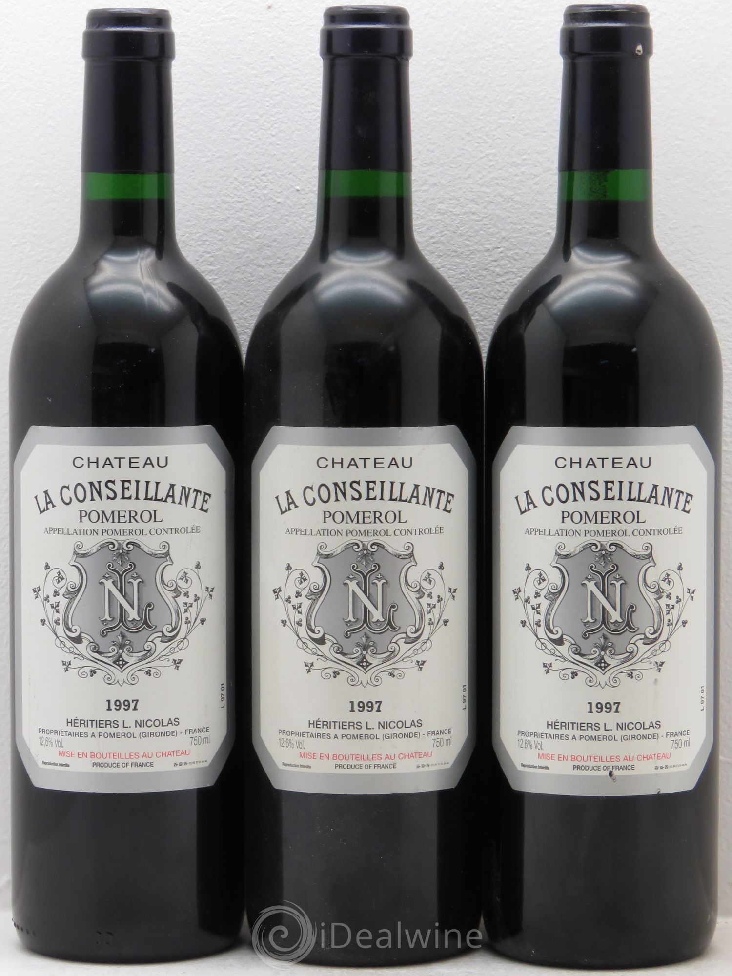 Château la Conseillante 1997 - Lot de 3 bouteilles - 0