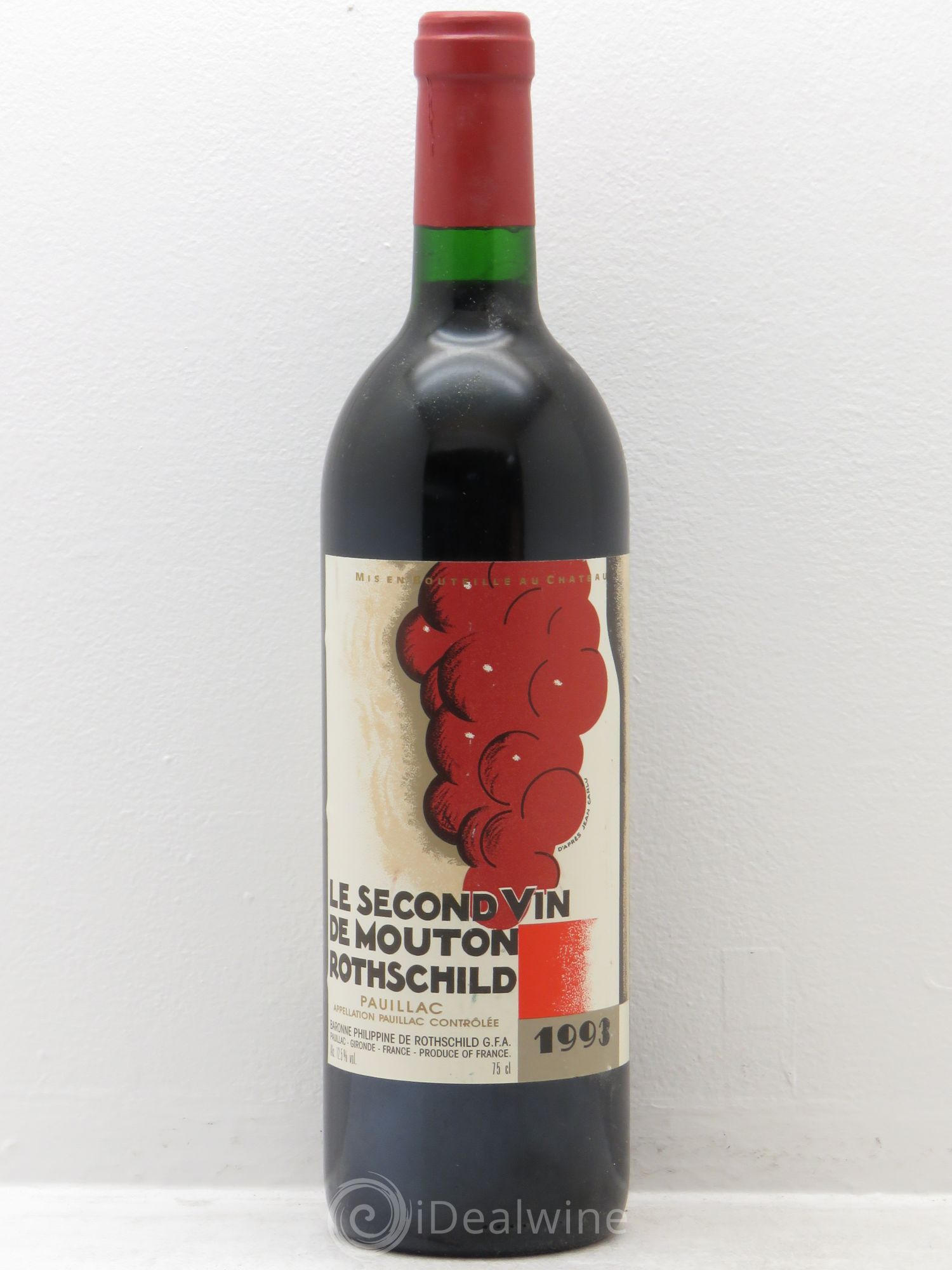 Petit Mouton Second Vin 1993 - Lot de 1 bouteille - 0