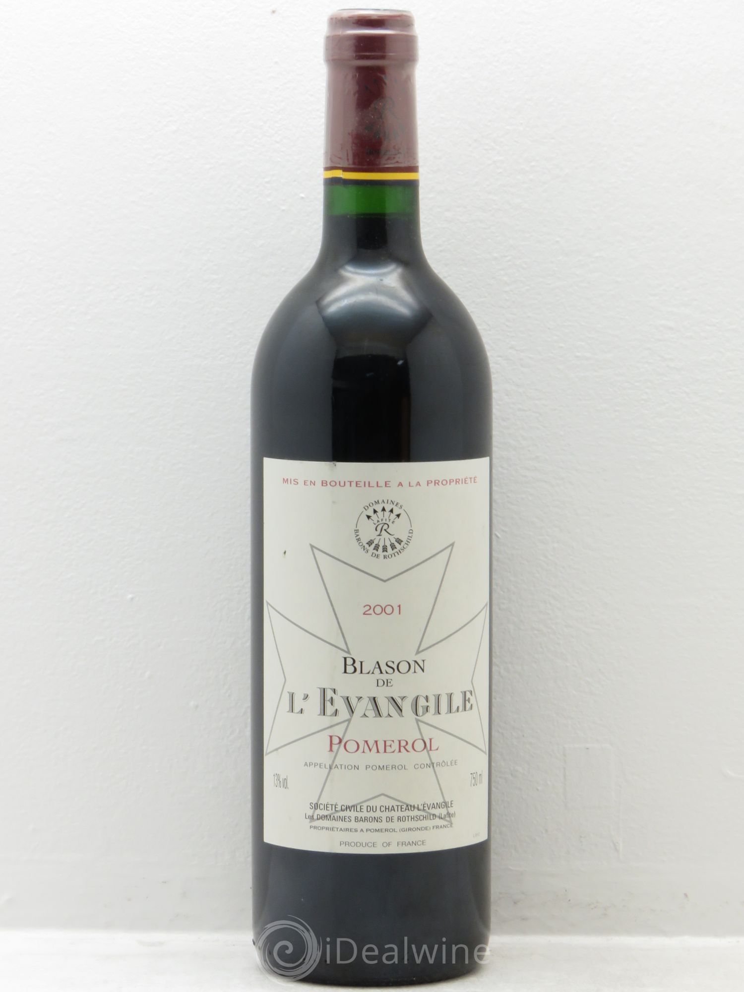 Blason de l'Evangile 2001 - Lot de 1 bouteille - 0