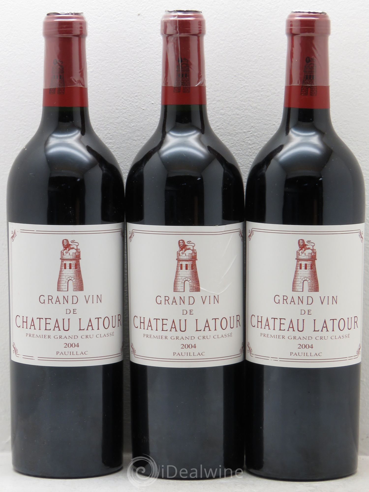 Château Latour 1er Grand Cru Classé 2004 - Lot de 3 bouteilles - 0