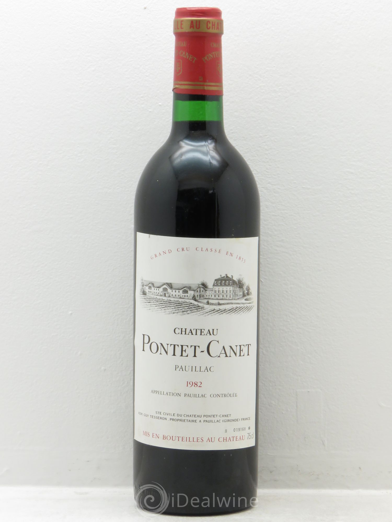 Château Pontet Canet 5ème Grand Cru Classé 1982 - Lot de 1 bouteille - 0