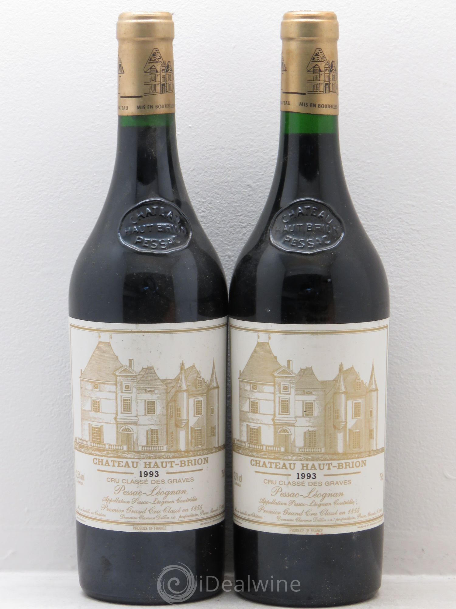 Château Haut Brion 1er Grand Cru Classé 1993 - Lot de 2 bouteilles - 0