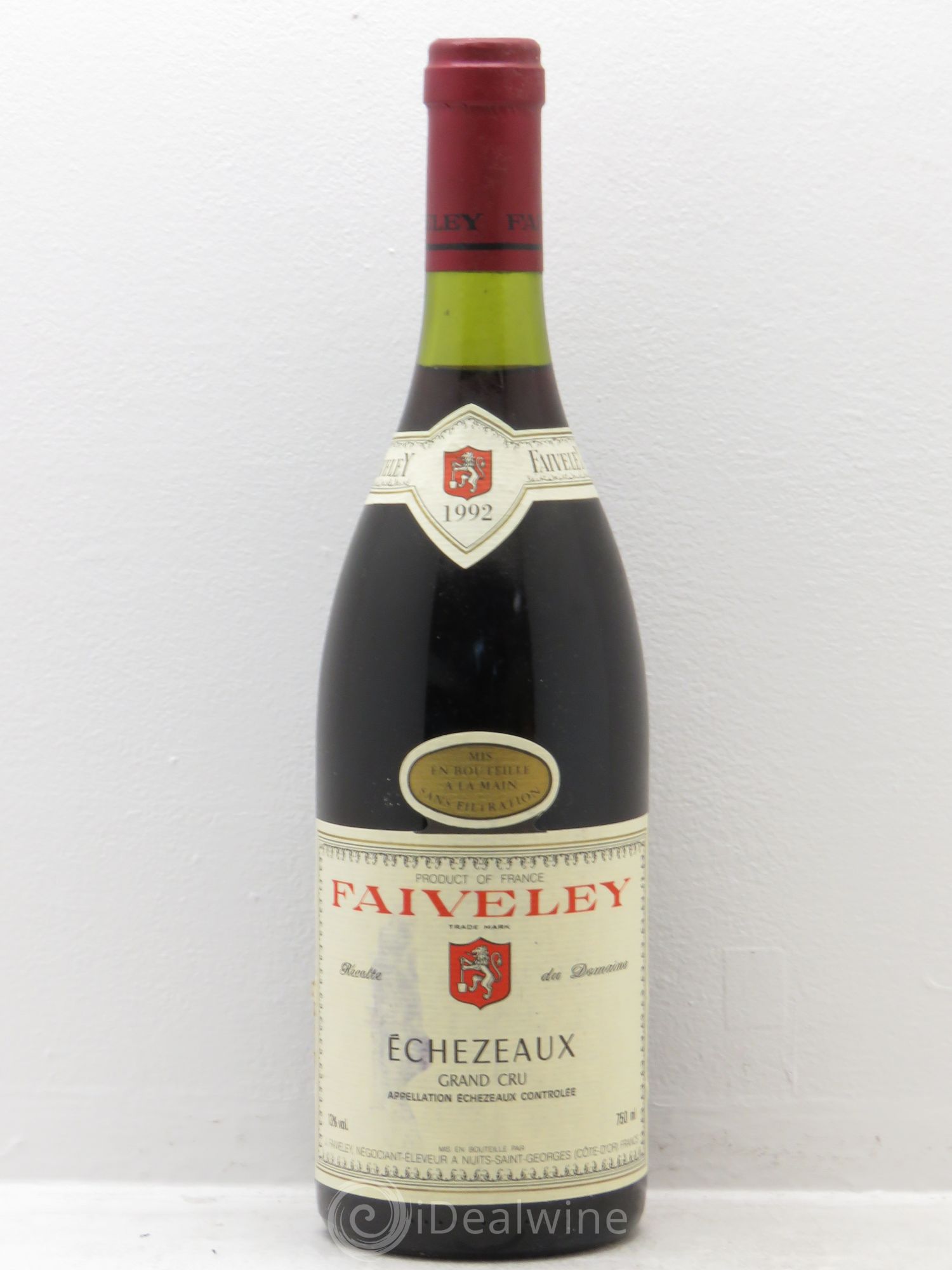 Echezeaux Grand Cru Faiveley 1992 - Lot de 1 bouteille - 0