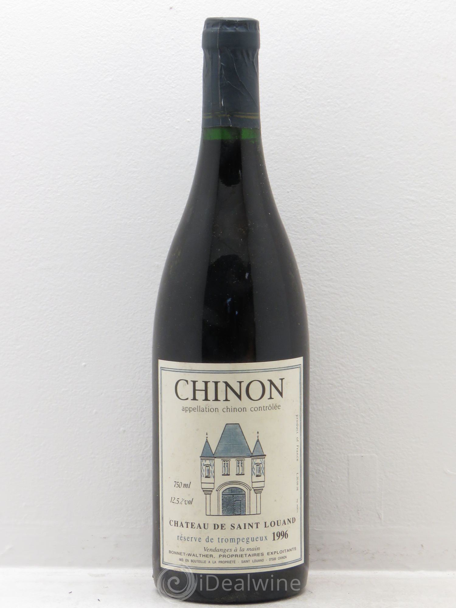 Chinon Réserve de Trompegneux Château de Saint Louan 1996 - Posten von 1 Flasche - 0