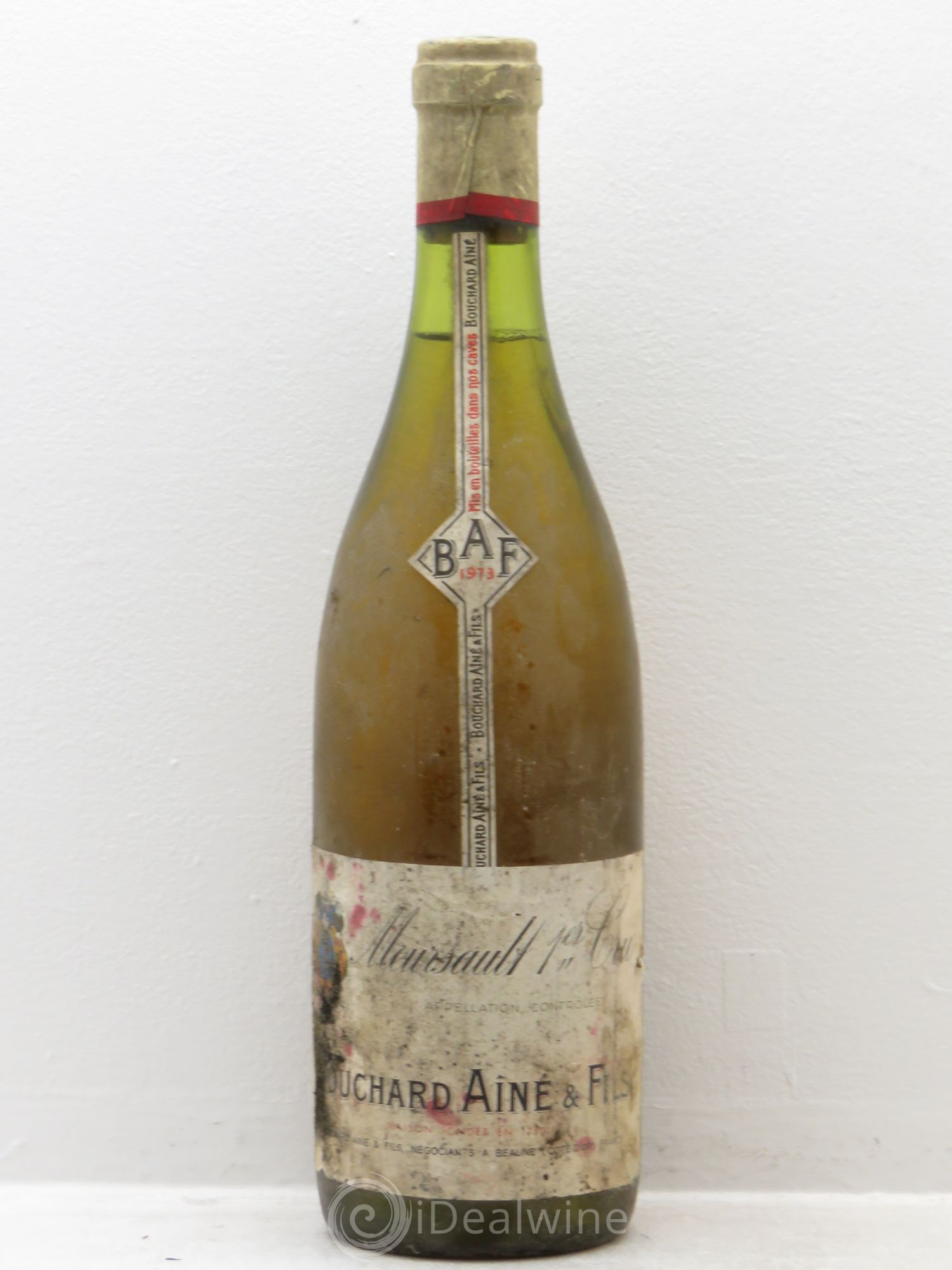 Meursault 1er Cru Bouchard Ainé 1973 - Lot de 1 bouteille - 0
