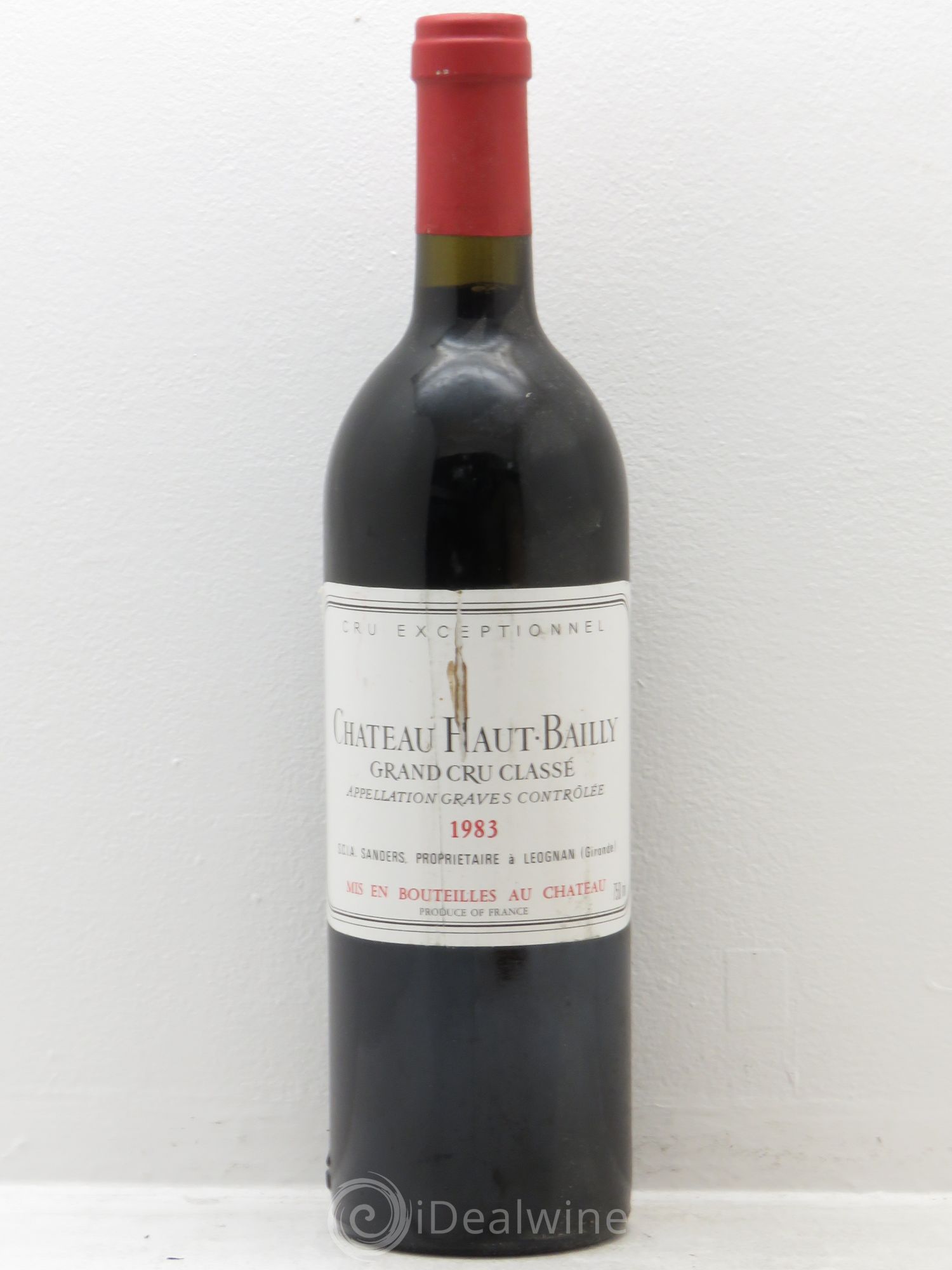 Château Haut-Bailly Cru Classé de Graves 1983 - Lot de 1 bouteille - 0