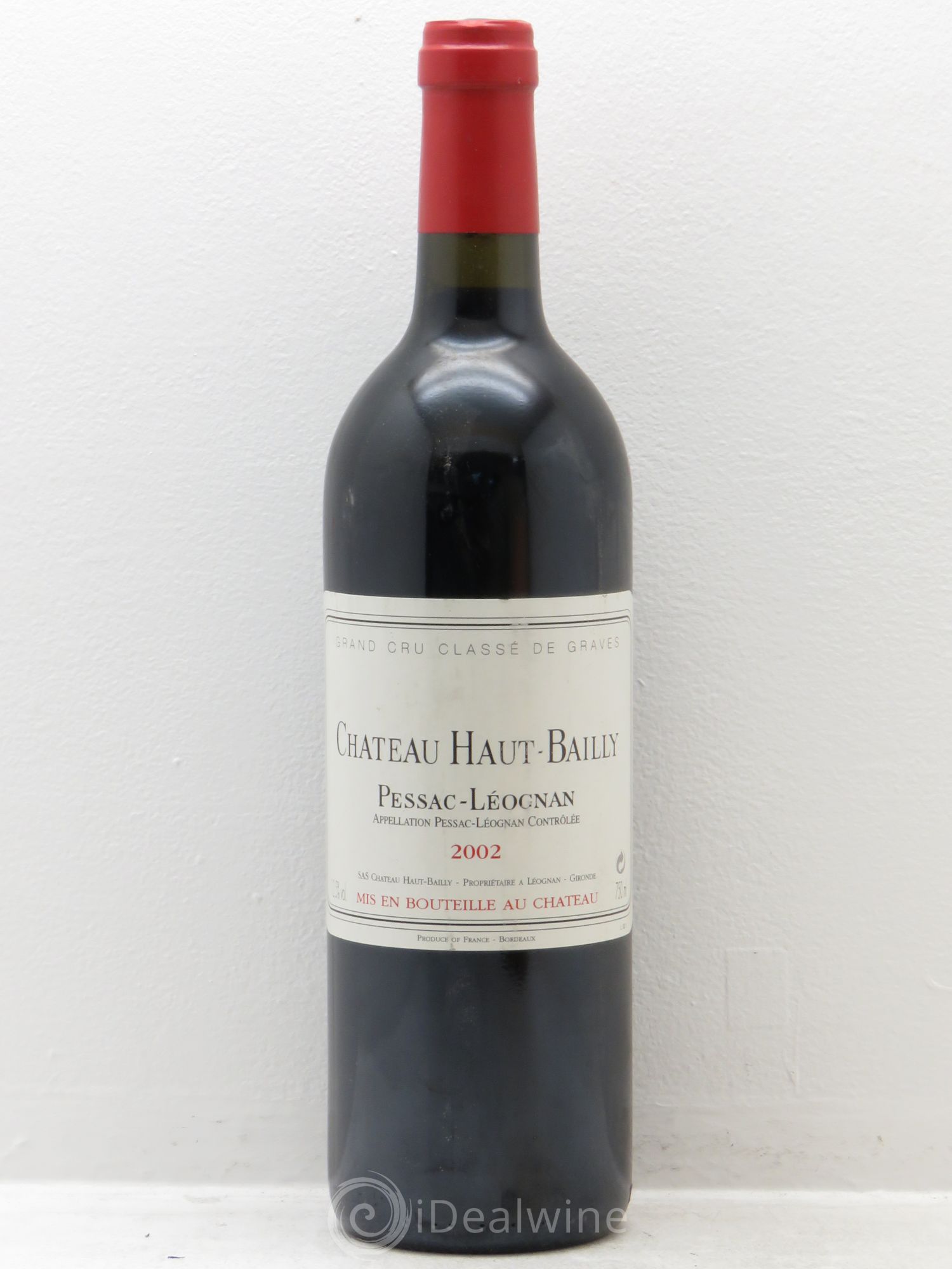 Château Haut-Bailly Cru Classé de Graves 2002 - Lot de 1 bouteille - 0