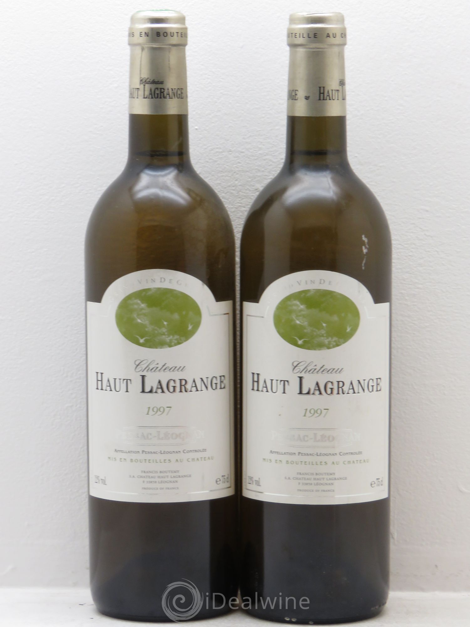 Bordeaux Château Haut Lagrange - Pessac Leognan (sans prix de réserve) 1997 - Posten von 2 Flaschen - 0