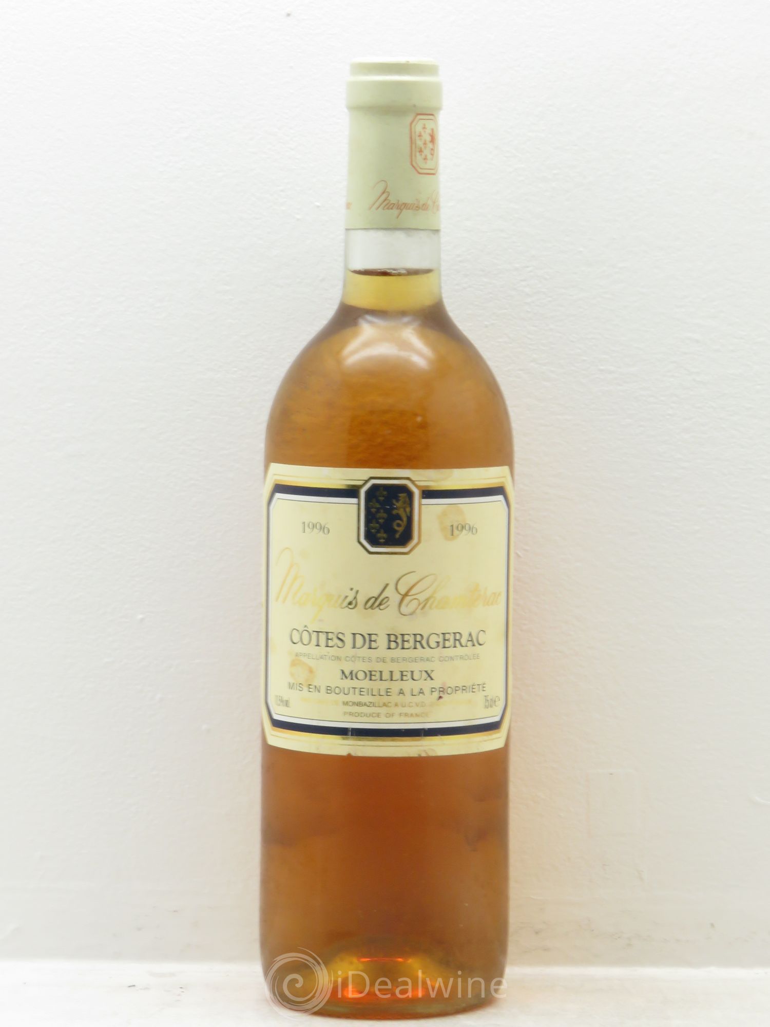 Bergerac Marquis de Chamterac - Côtes de Bergerac 1996 - Posten von 1 Flasche - 0