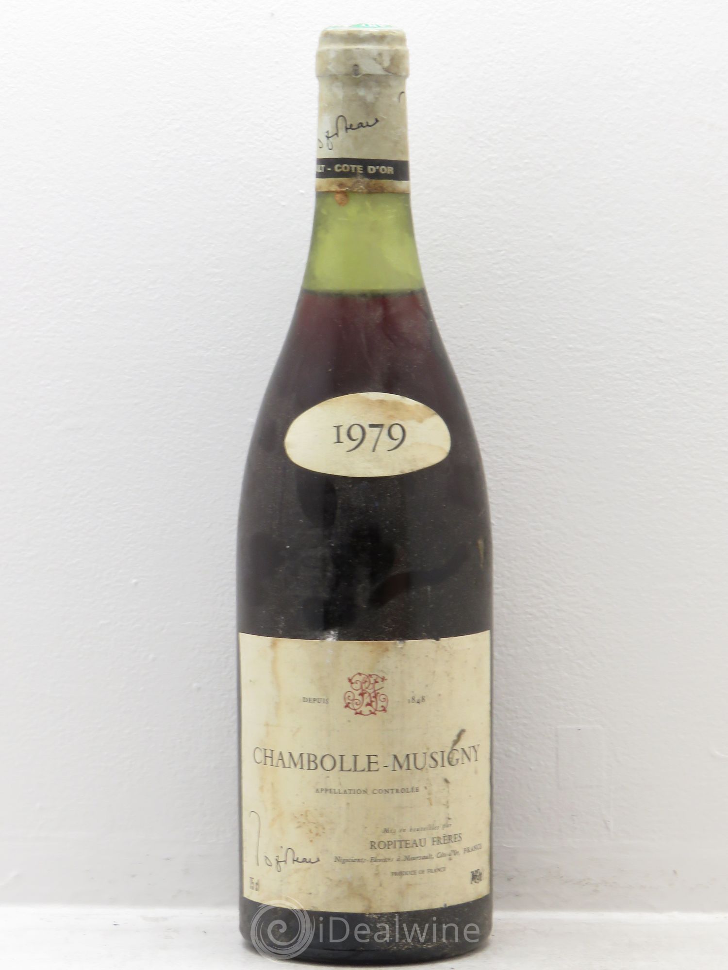 Chambolle-Musigny Ropiteau Frères (sans prix de réserve) 1979 - Lot de 1 bouteille - 0