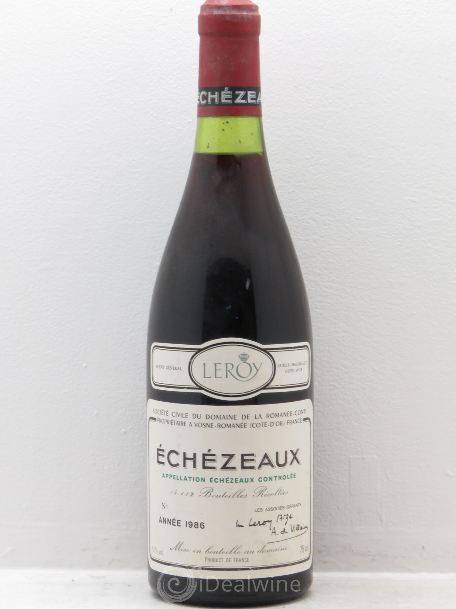 Echezeaux Grand Cru Domaine de la Romanée-Conti 1986 - Lot de 1 bouteille - 0