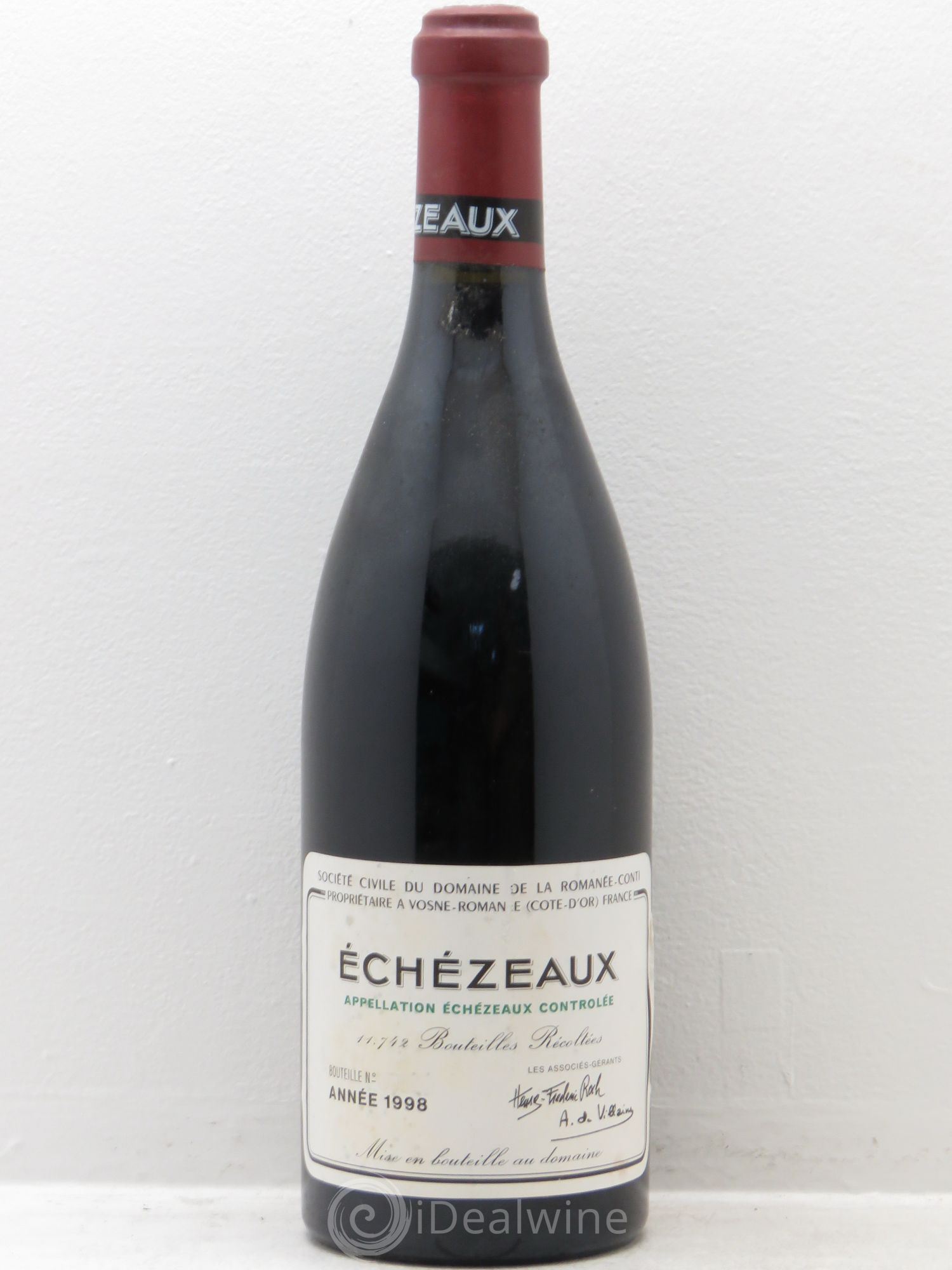 Echezeaux Grand Cru Domaine de la Romanée-Conti 1998 - Lot de 1 bouteille - 0