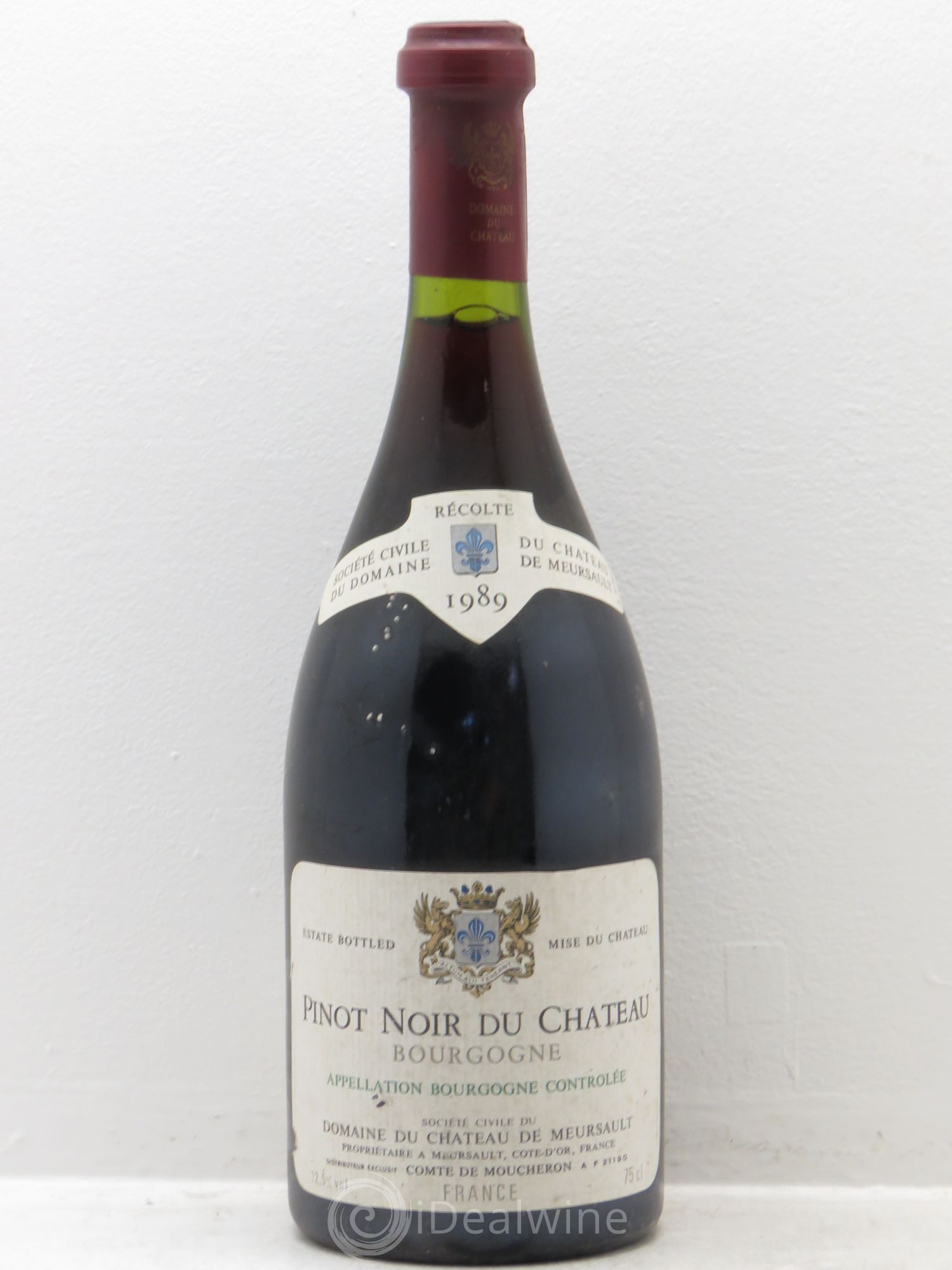 Bourgogne Pinot Noir Château de Meursault 1989 - Posten von 1 Flasche - 0