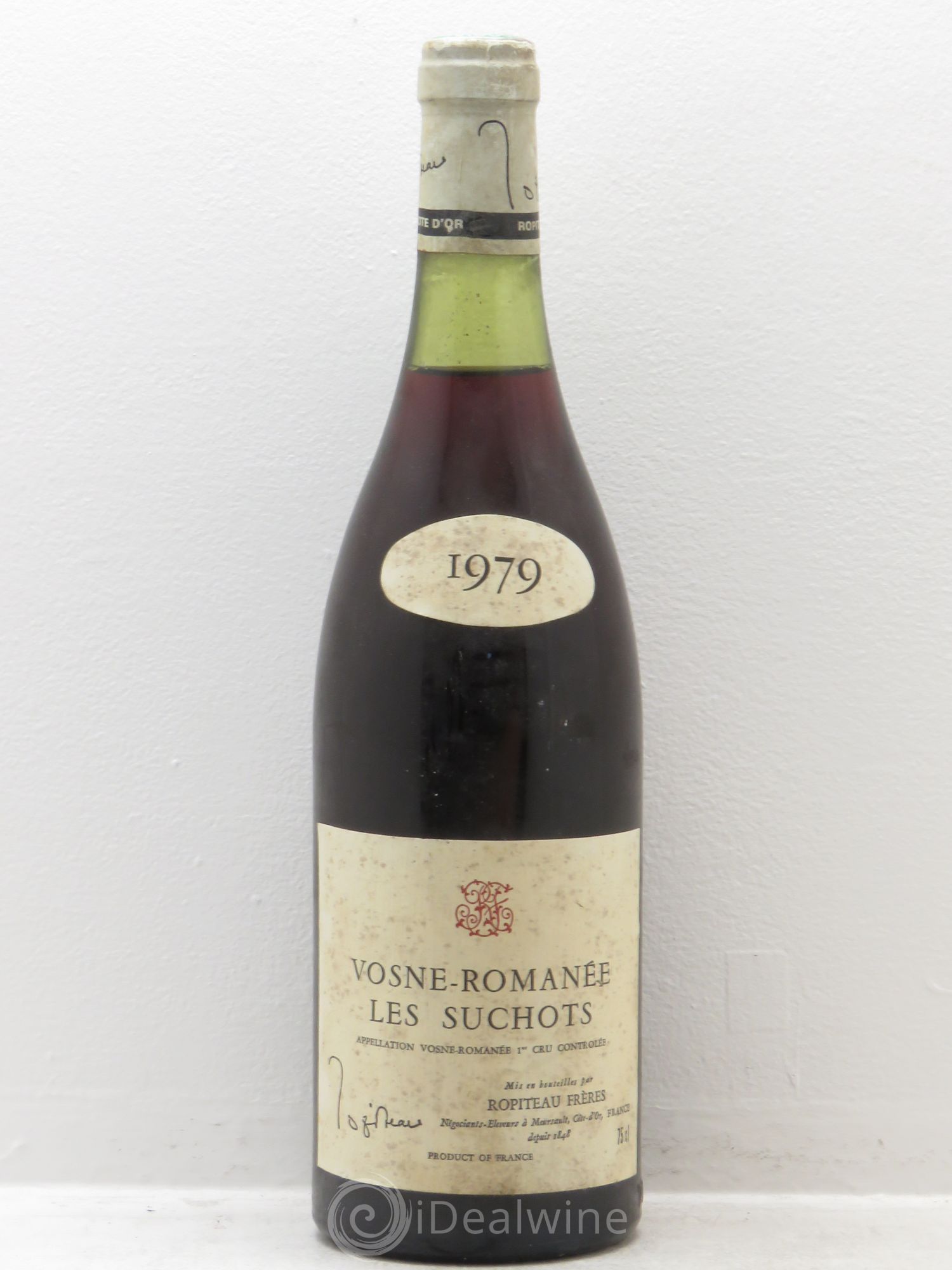 Vosne-Romanée 1er Cru Ropiteau Frères 1979 - Lot de 1 bouteille - 0