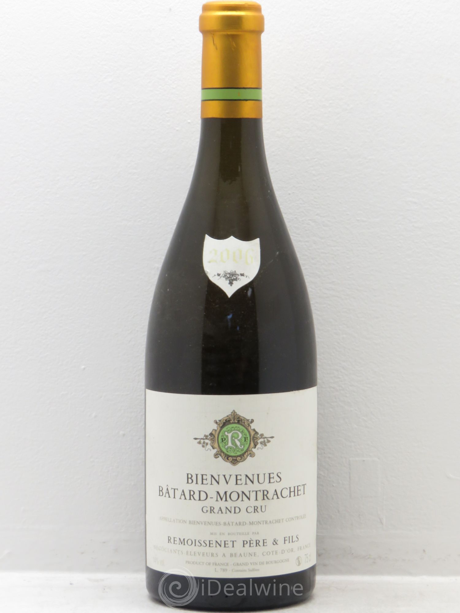 Bienvenues-Bâtard-Montrachet Grand Cru Domaine Remoissenet 2006 - Lot de 1 bouteille - 0