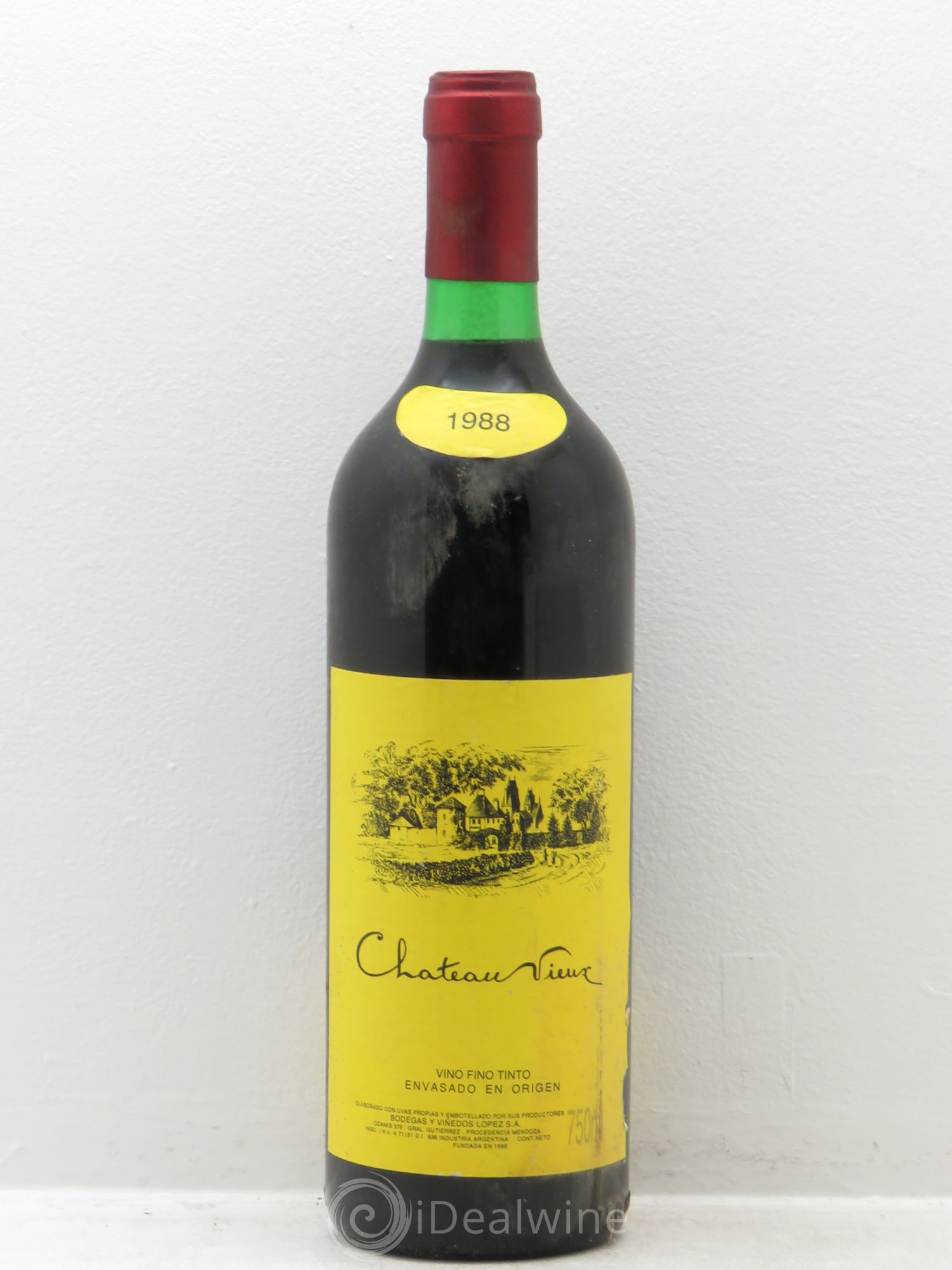 Mendoza Château Vieux (Argentine) 1988 - Posten von 1 Flasche - 0