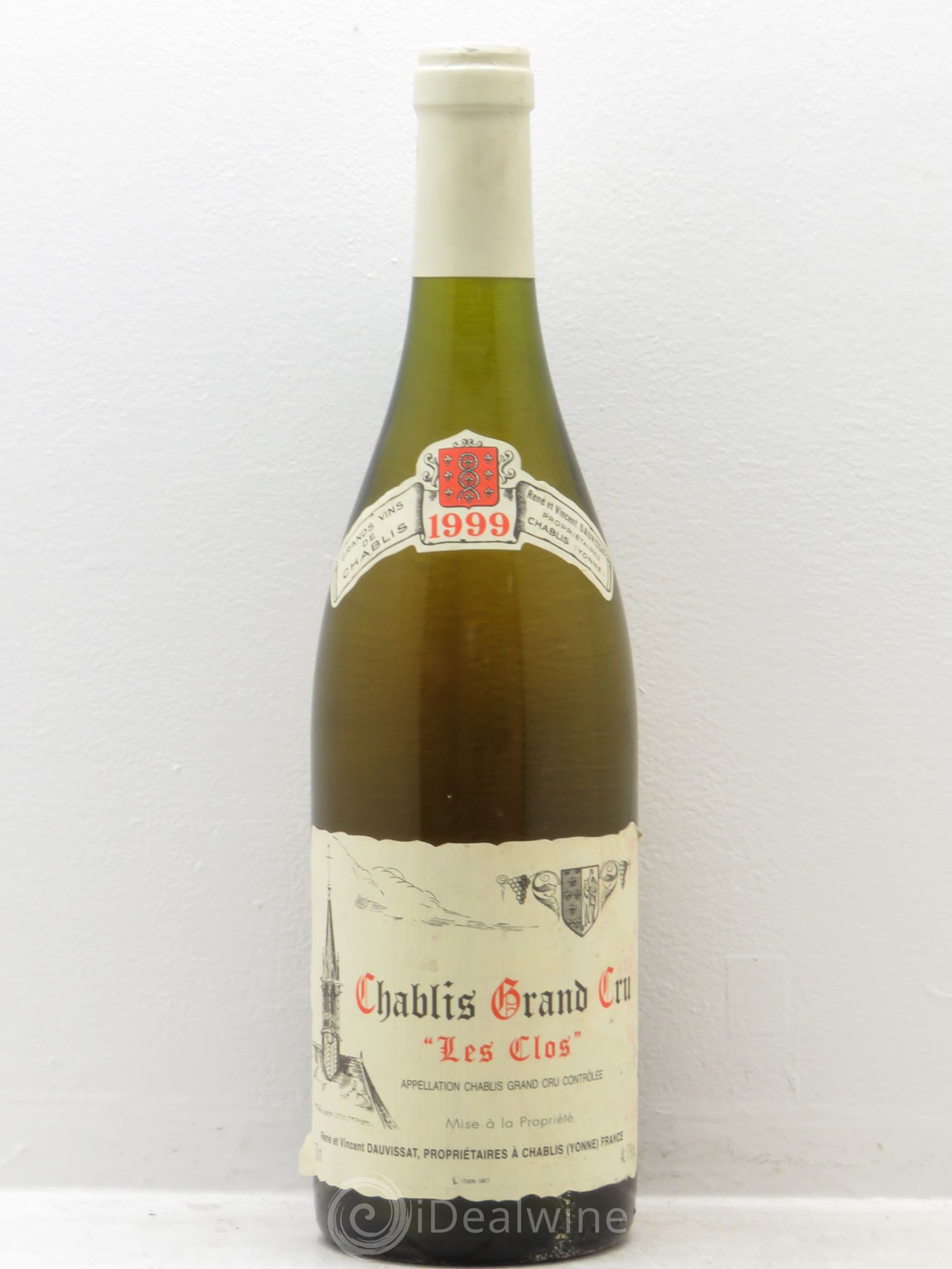 Chablis Grand Cru Les Clos Vincent Dauvissat (Domaine) 1999 - Lot de 1 bouteille - 0