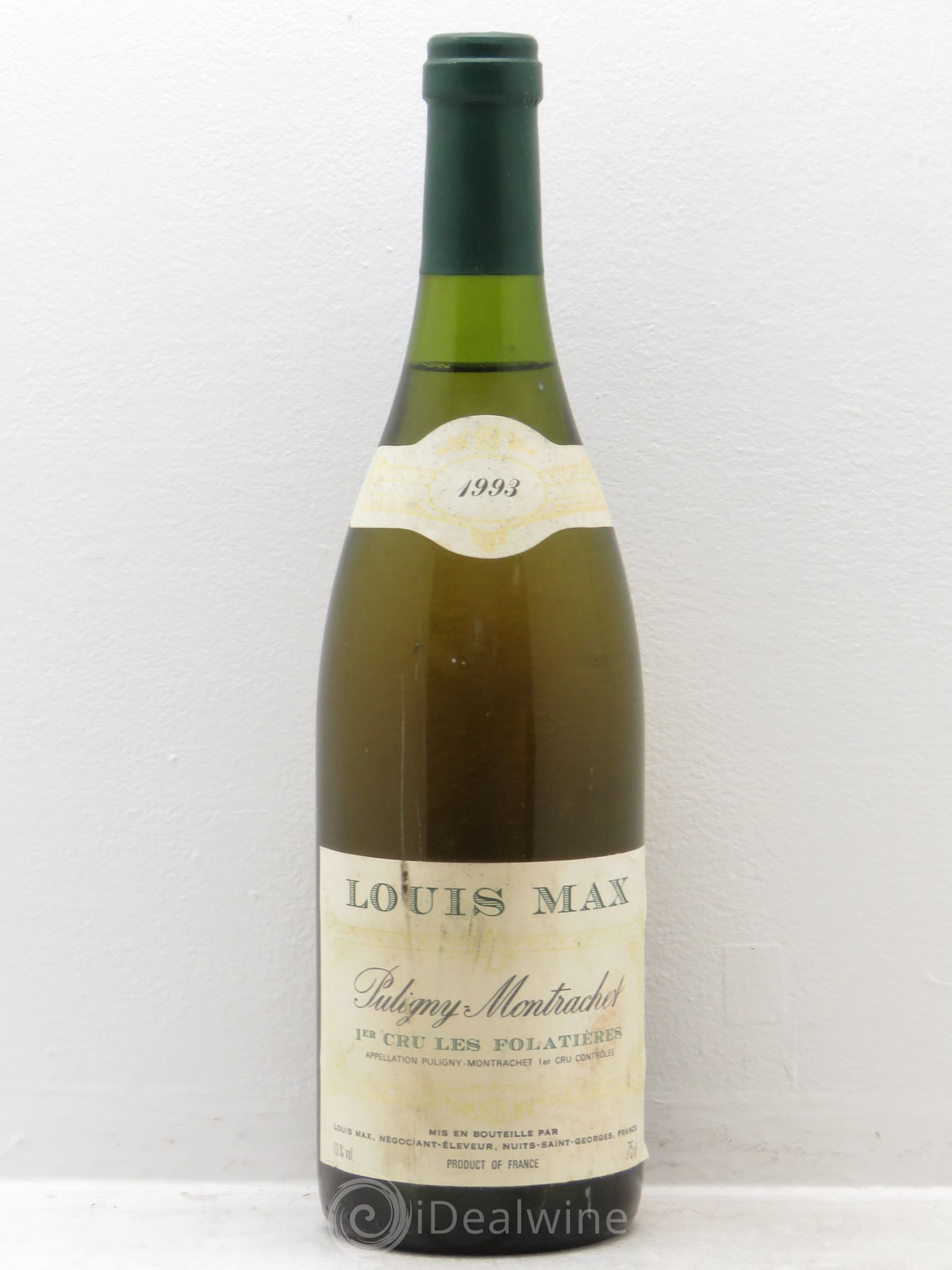 Puligny-Montrachet 1er Cru Louis Max 1993 - Lot de 1 bouteille - 0